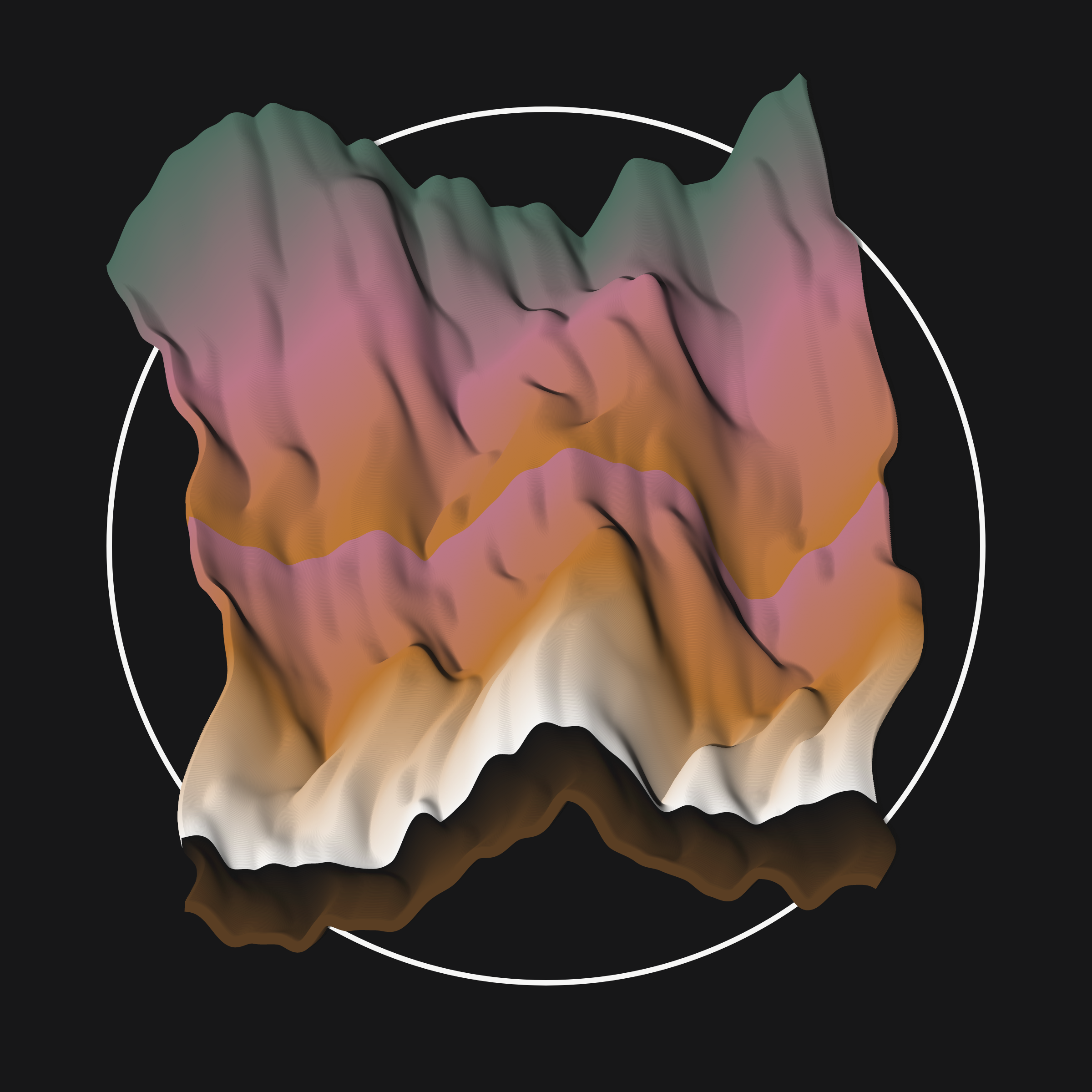 Art Blocks - Art Blocks v2 - Apparitions #1134 - NFT # 28001134