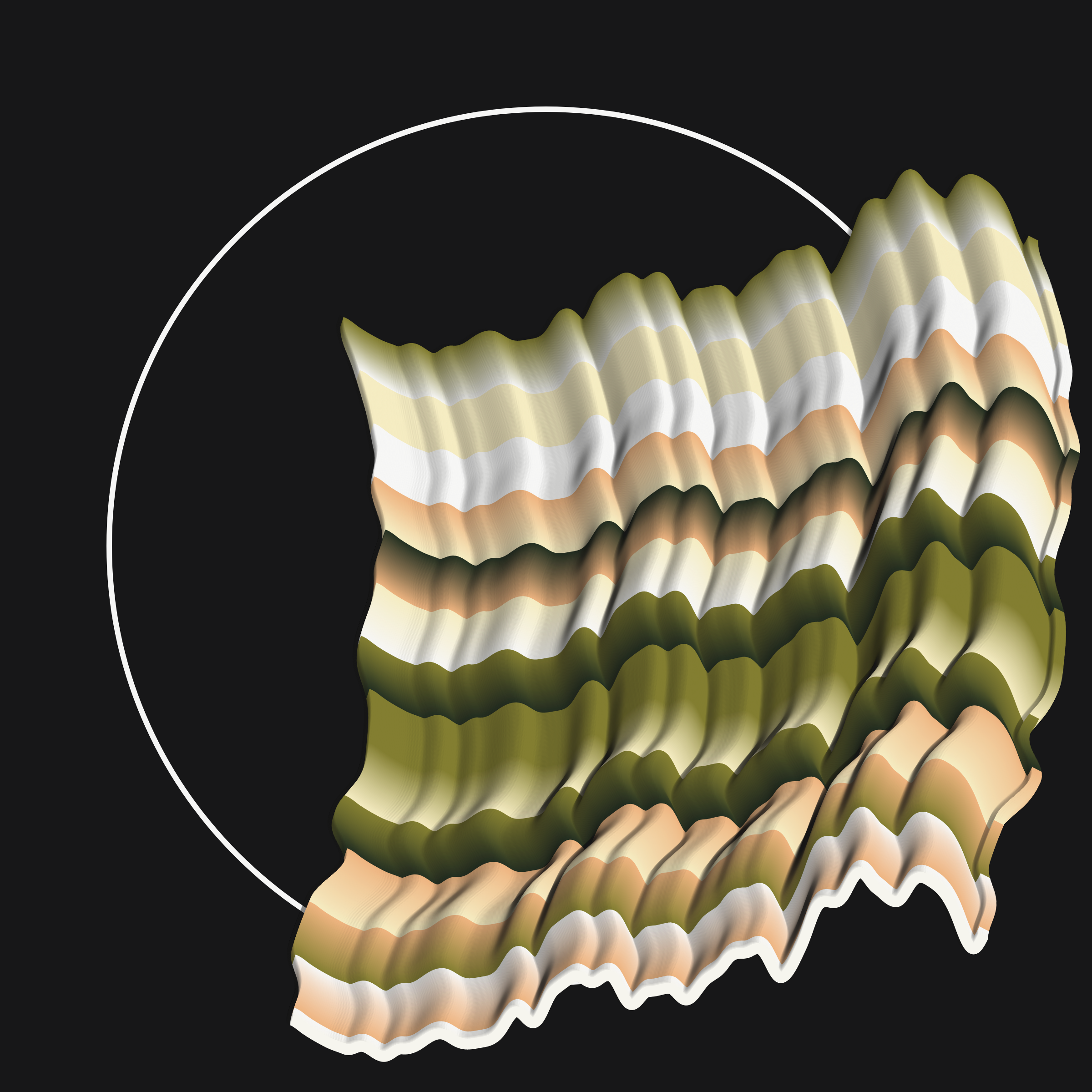 Art Blocks - Art Blocks v2 - Apparitions #1168 - NFT # 28001168