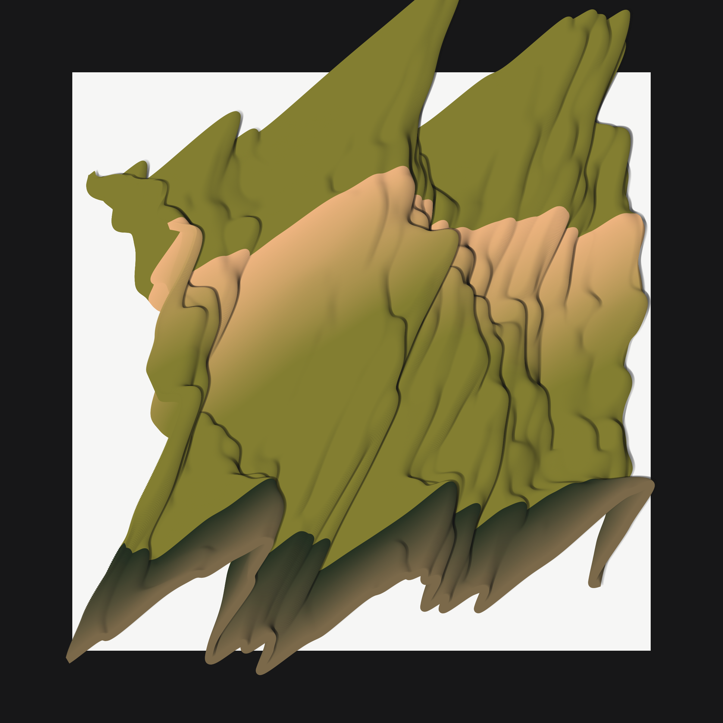 Art Blocks - Art Blocks v2 - Apparitions #1253 - NFT # 28001253