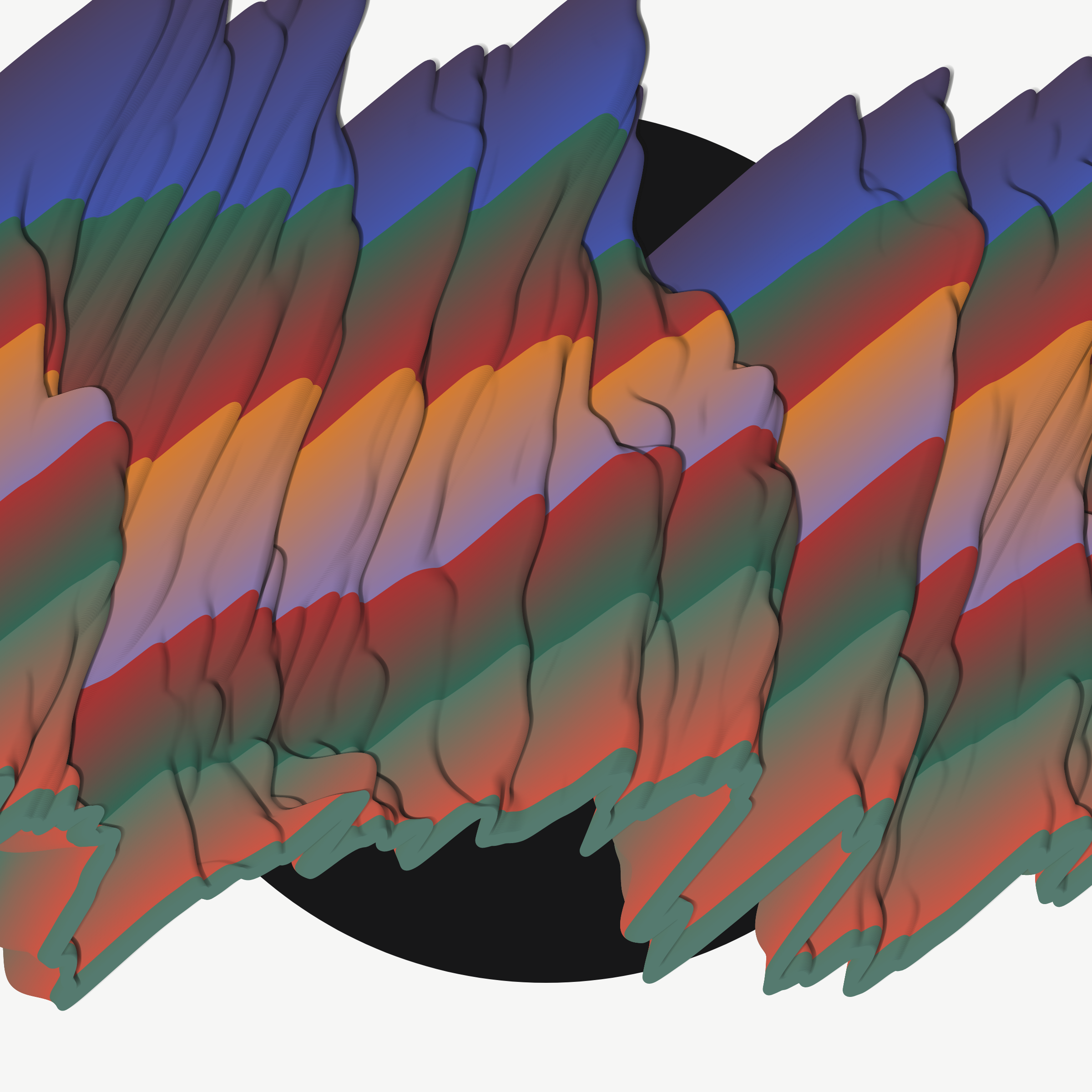 Art Blocks - Art Blocks v2 - Apparitions #1258 - NFT # 28001258