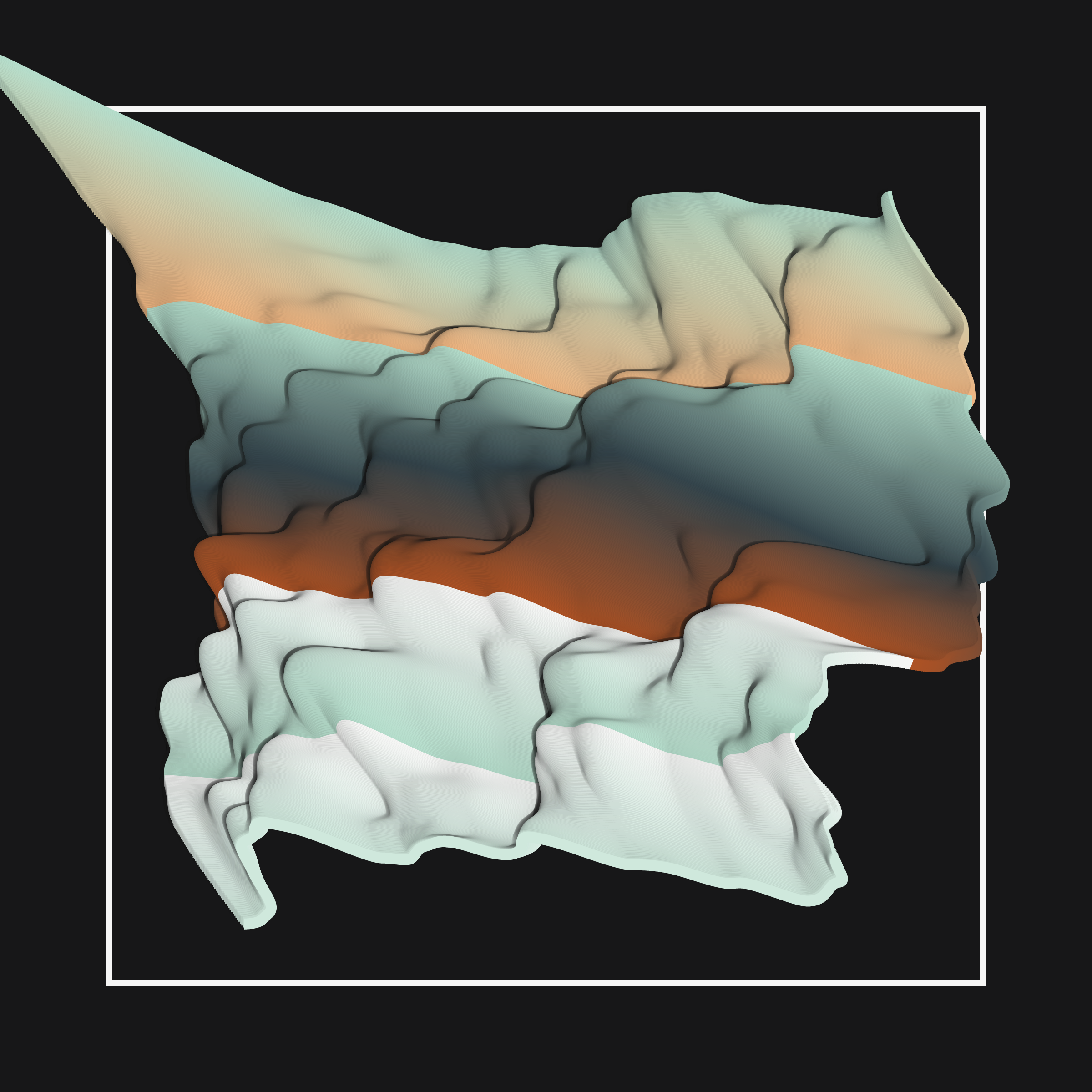 Art Blocks - Art Blocks v2 - Apparitions #1283 - NFT # 28001283