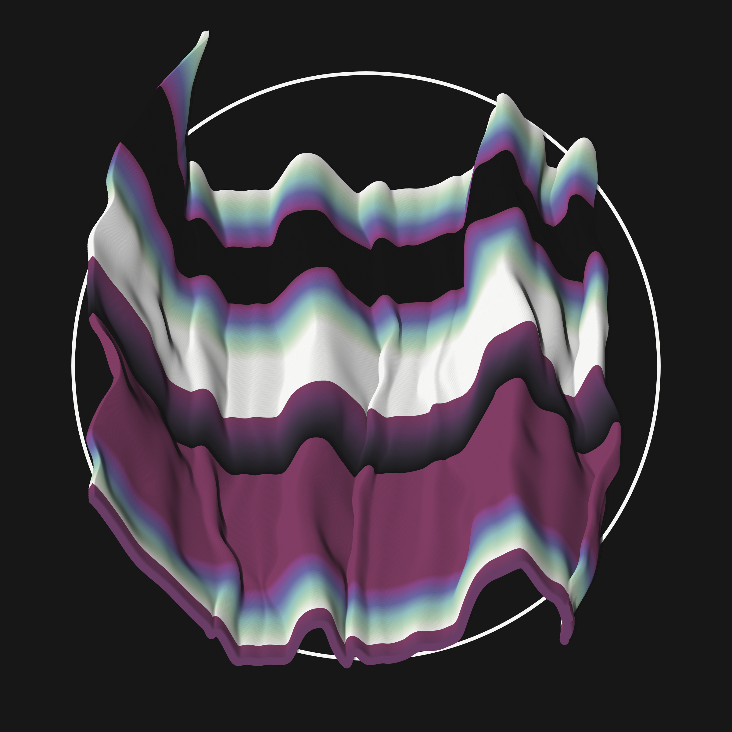 Art Blocks - Art Blocks v2 - Apparitions #1314 - NFT # 28001314