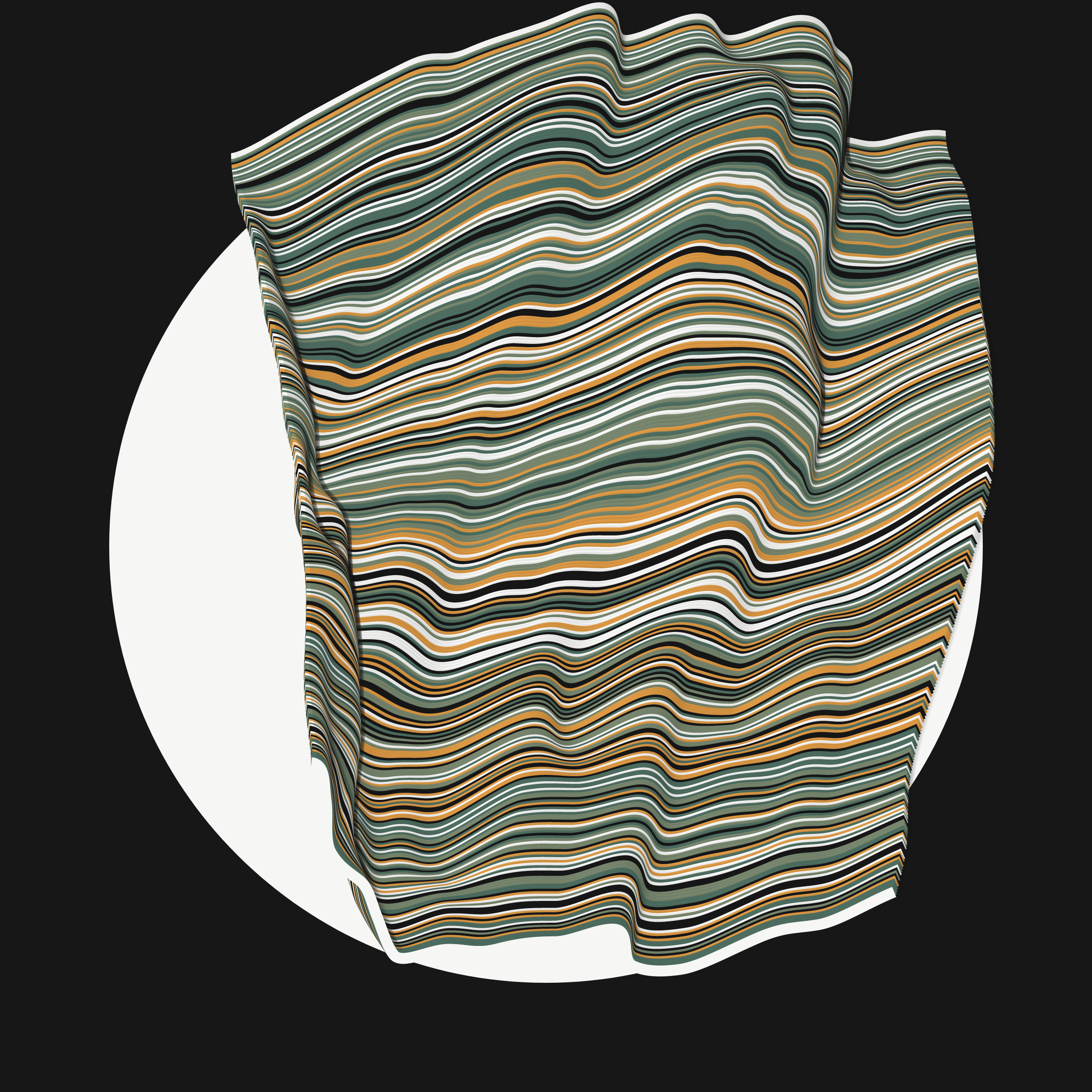 Art Blocks - Art Blocks v2 - Apparitions #1352 - NFT # 28001352