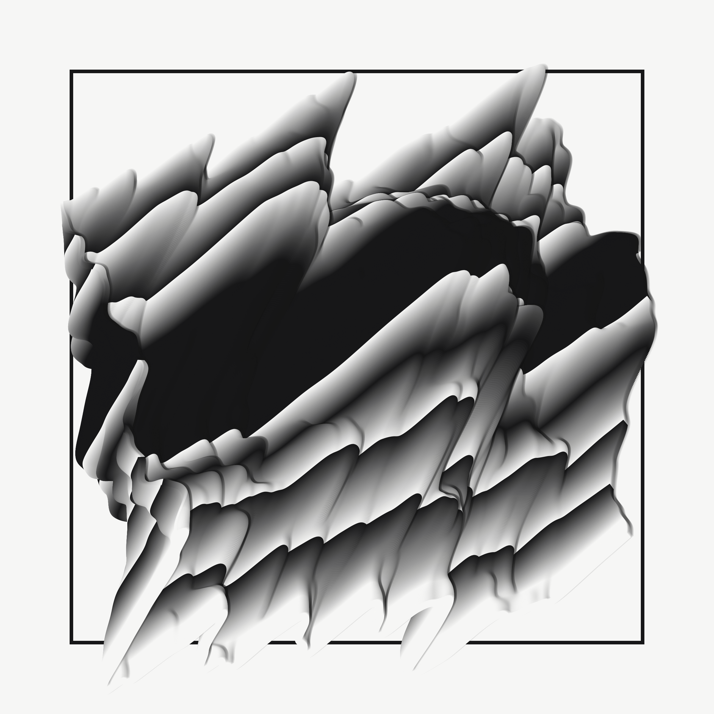 Art Blocks - Art Blocks v2 - Apparitions #1416 - NFT # 28001416