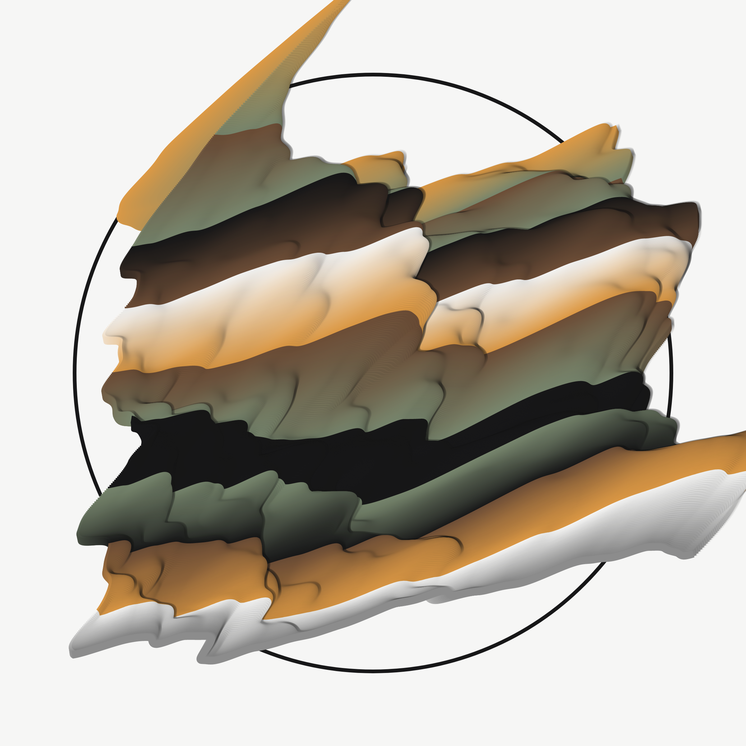 Art Blocks - Art Blocks v2 - Apparitions #1425 - NFT # 28001425