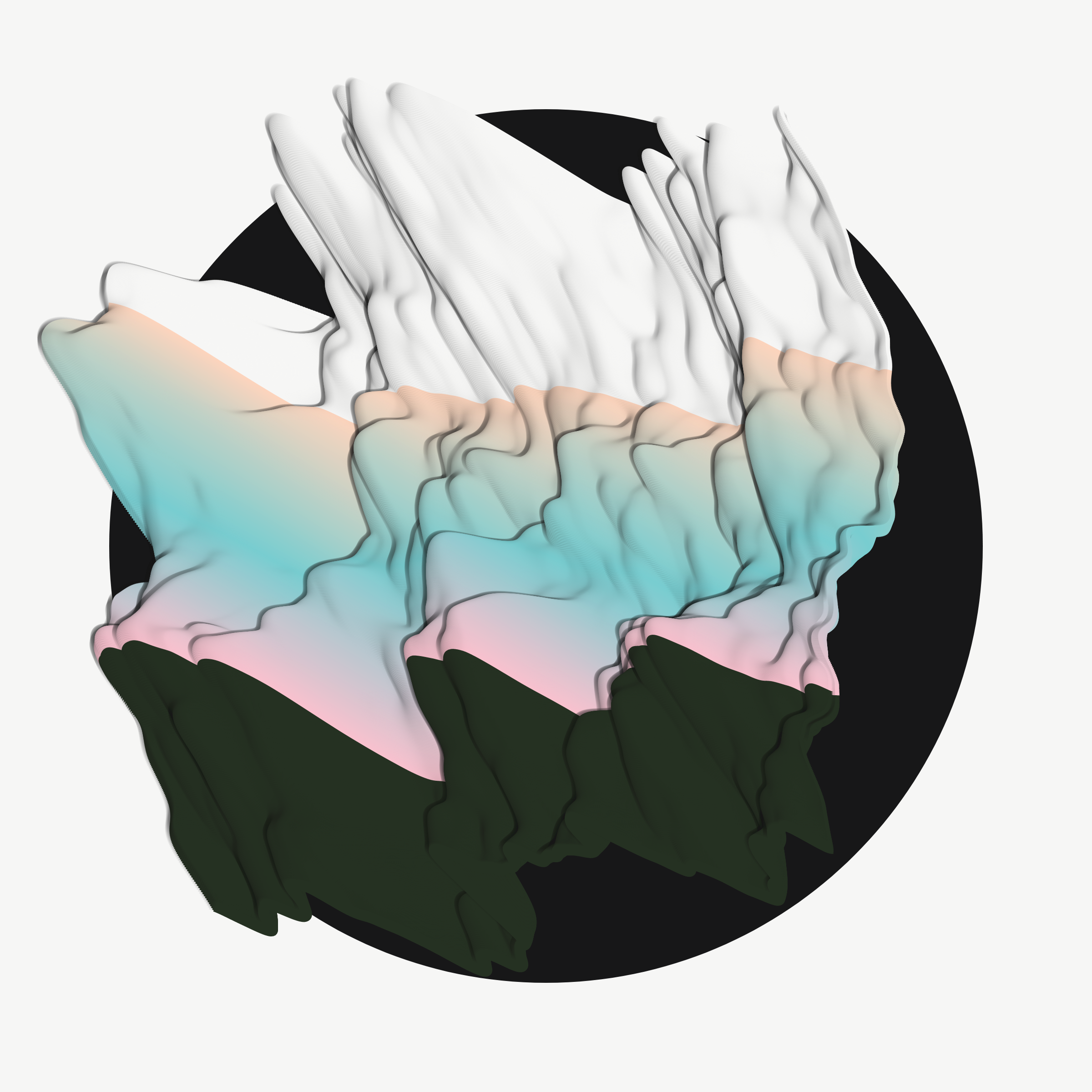 Art Blocks - Art Blocks v2 - Apparitions #1436 - NFT # 28001436