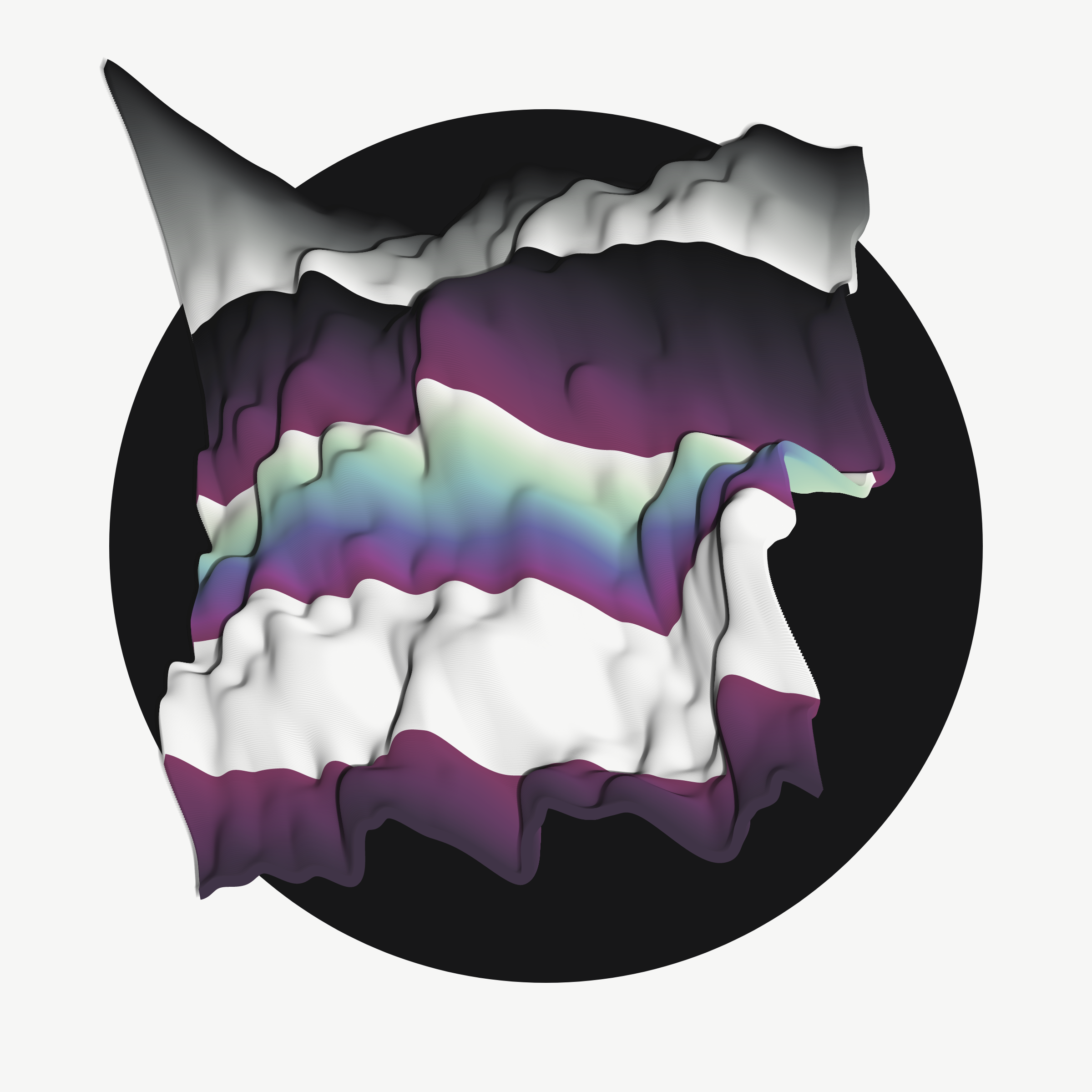 Art Blocks - Art Blocks v2 - Apparitions #1447 - NFT # 28001447