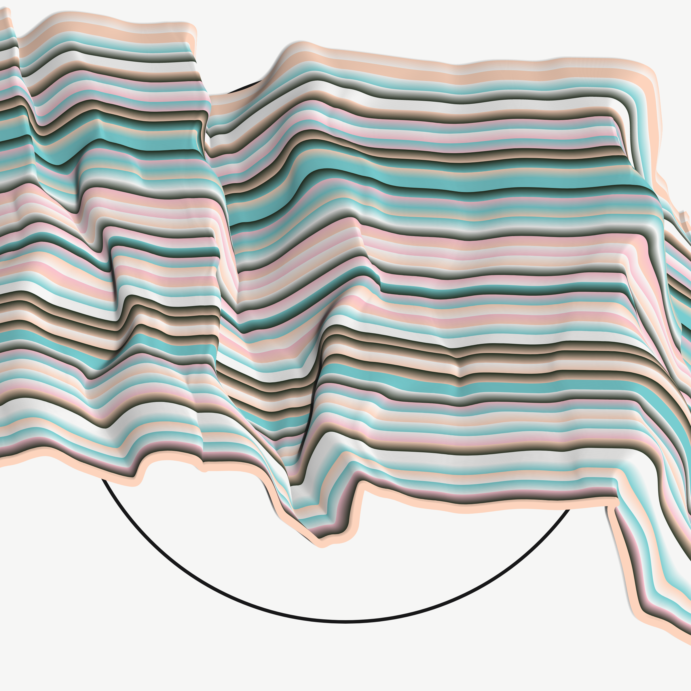 Art Blocks - Art Blocks v2 - Apparitions #1484 - NFT # 28001484