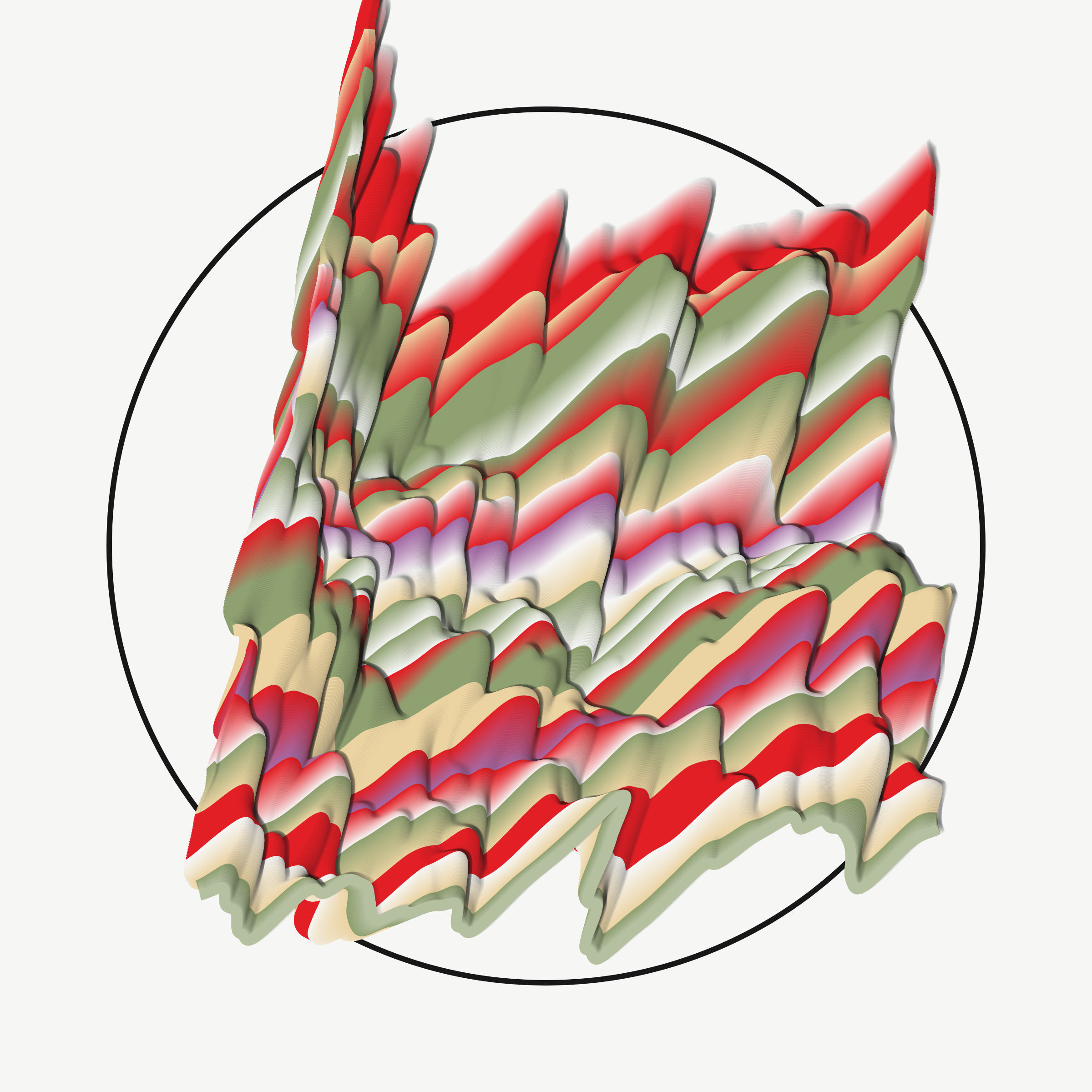 Art Blocks - Art Blocks v2 - Apparitions #1487 - NFT # 28001487