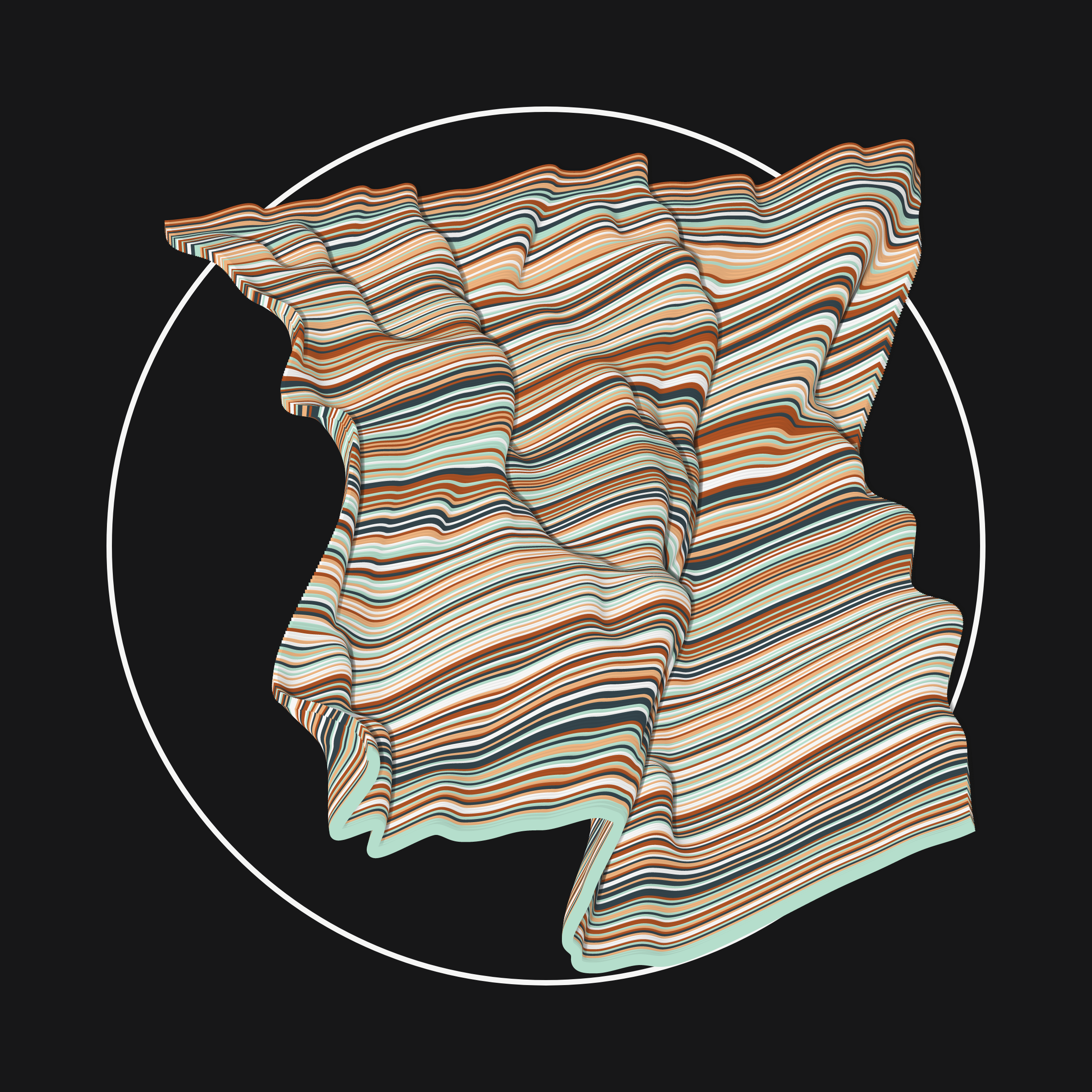 Art Blocks - Art Blocks v2 - Apparitions #1498 - NFT # 28001498