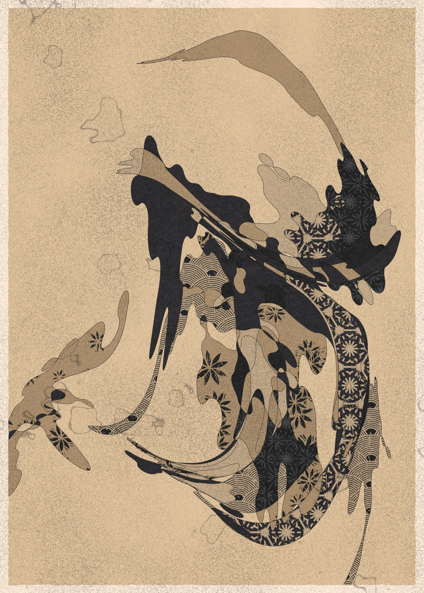 Art Blocks - Art Blocks v2 - Memories of Qilin #26 - NFT # 282000026