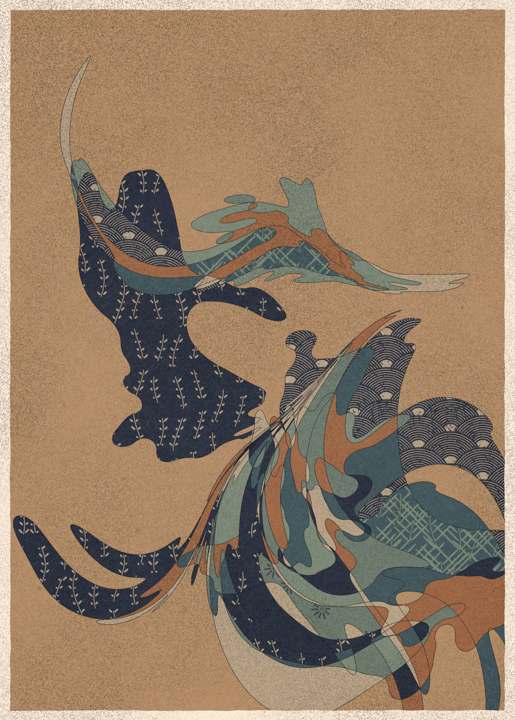 Art Blocks - Art Blocks v2 - Memories of Qilin #42 - NFT # 282000042