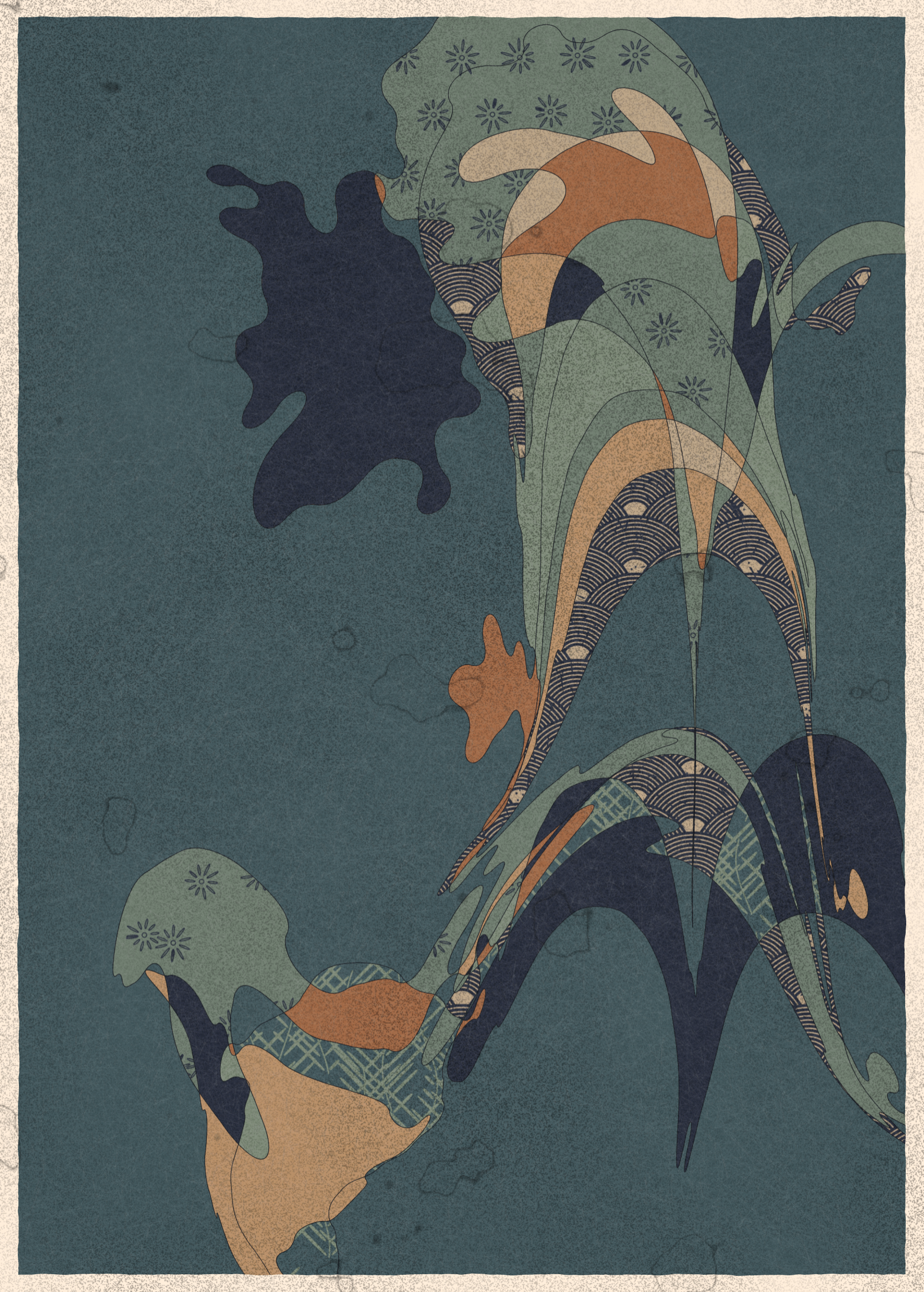 Art Blocks - Art Blocks v2 - Memories of Qilin #46 - NFT # 282000046