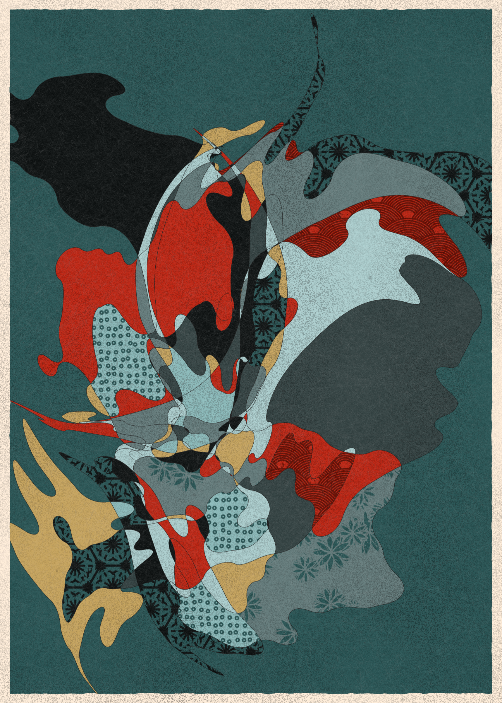 Art Blocks - Art Blocks v2 - Memories of Qilin #54 - NFT # 282000054