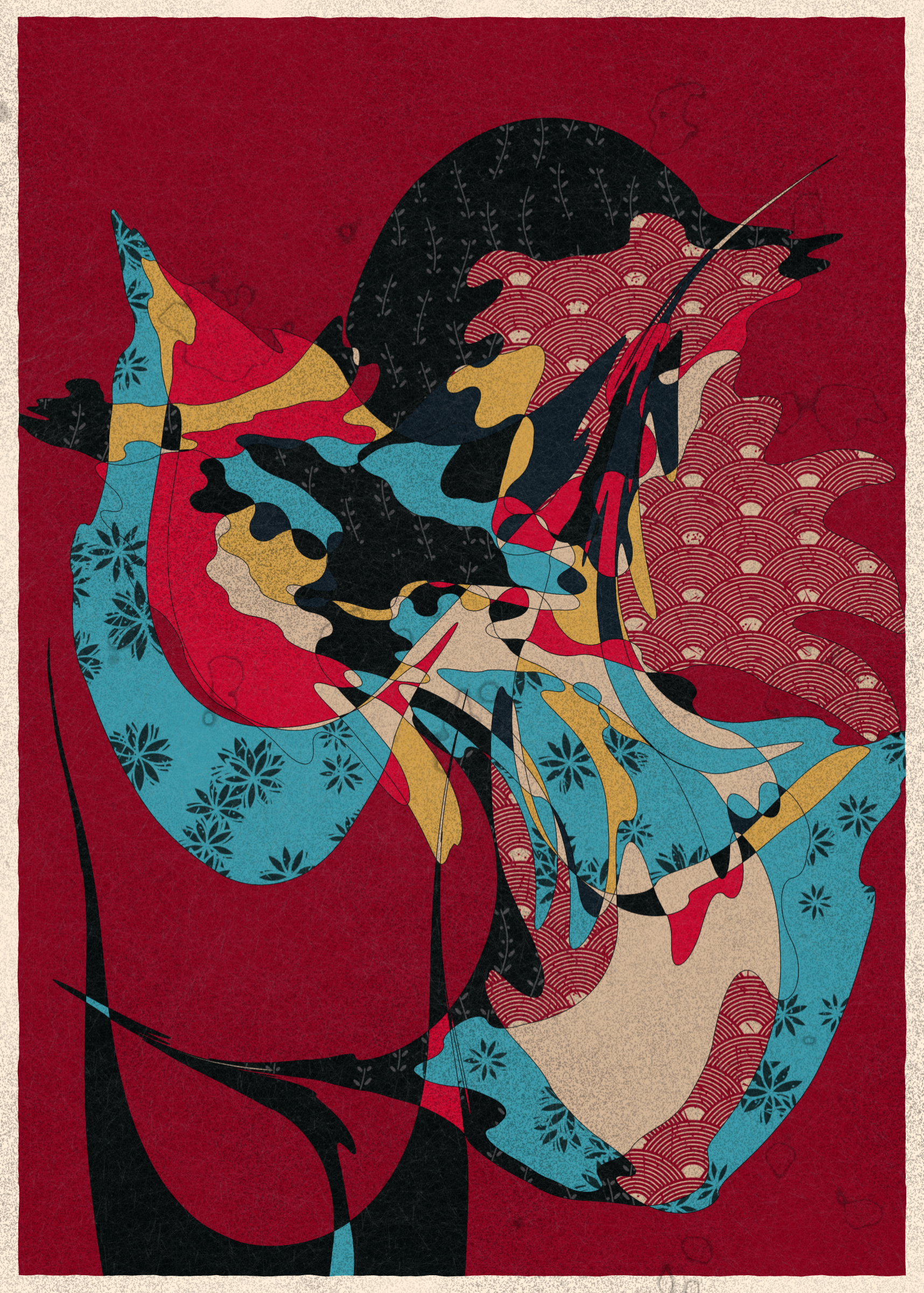 Art Blocks - Art Blocks v2 - Memories of Qilin #61 - NFT # 282000061