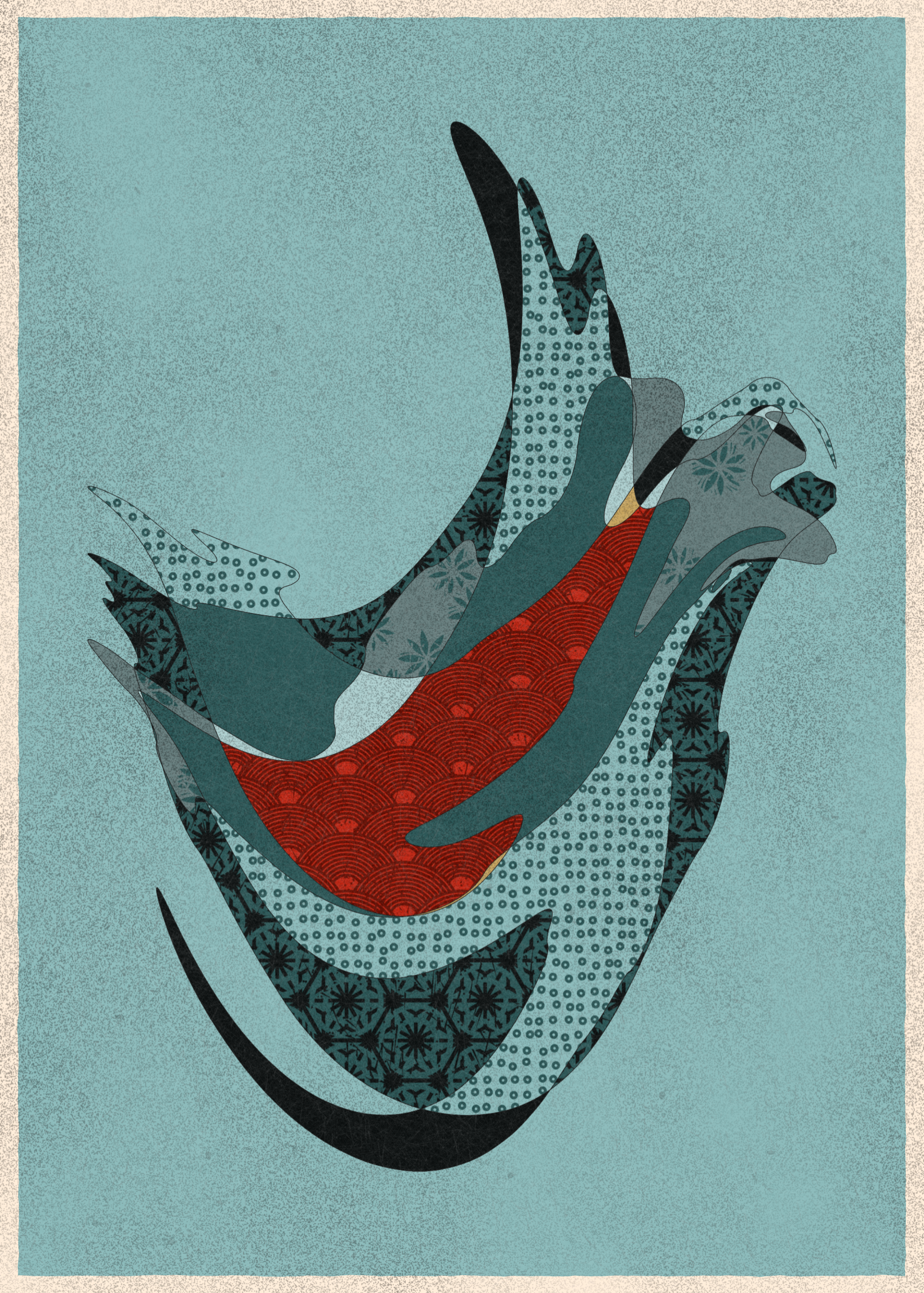 Art Blocks - Art Blocks v2 - Memories of Qilin #105 - NFT # 282000105