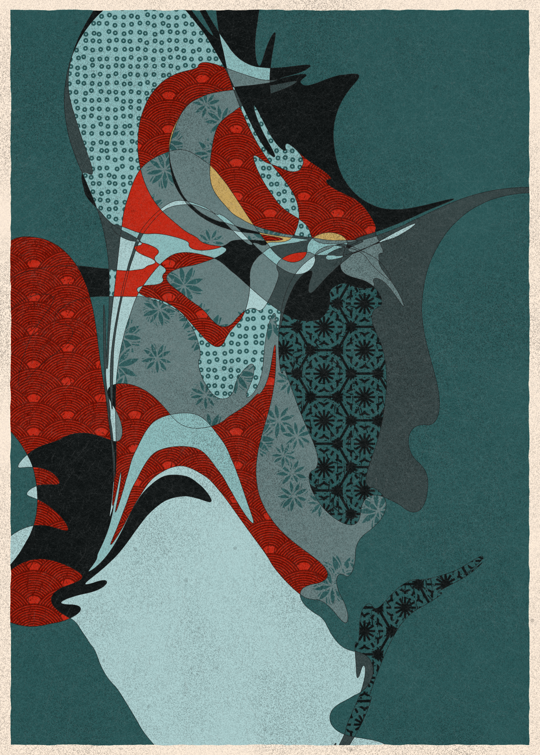 Art Blocks - Art Blocks v2 - Memories of Qilin #124 - NFT # 282000124