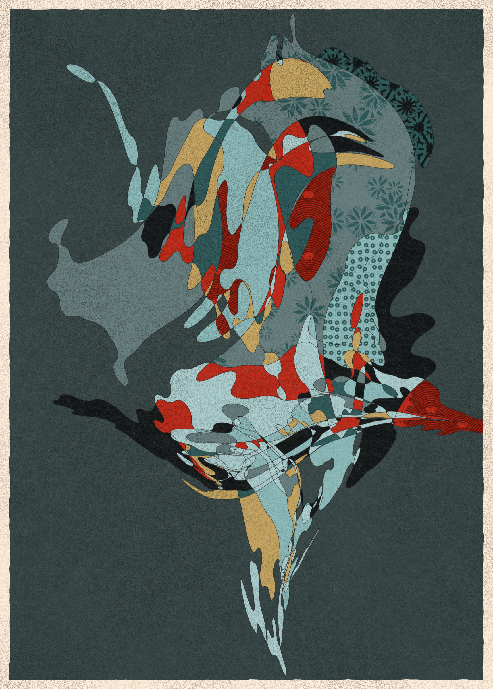 Art Blocks - Art Blocks v2 - Memories of Qilin #125 - NFT # 282000125