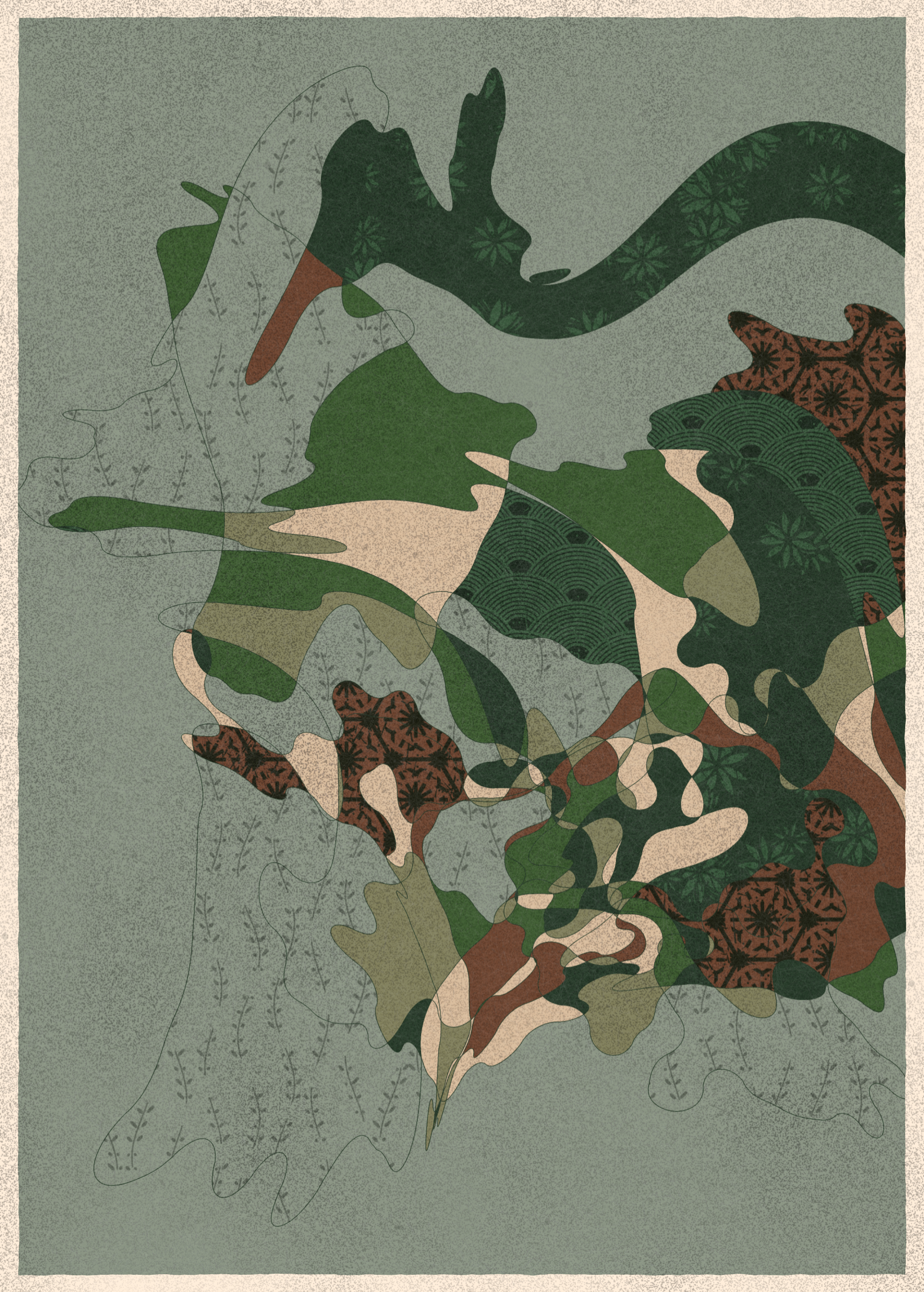 Art Blocks - Art Blocks v2 - Memories of Qilin #130 - NFT # 282000130