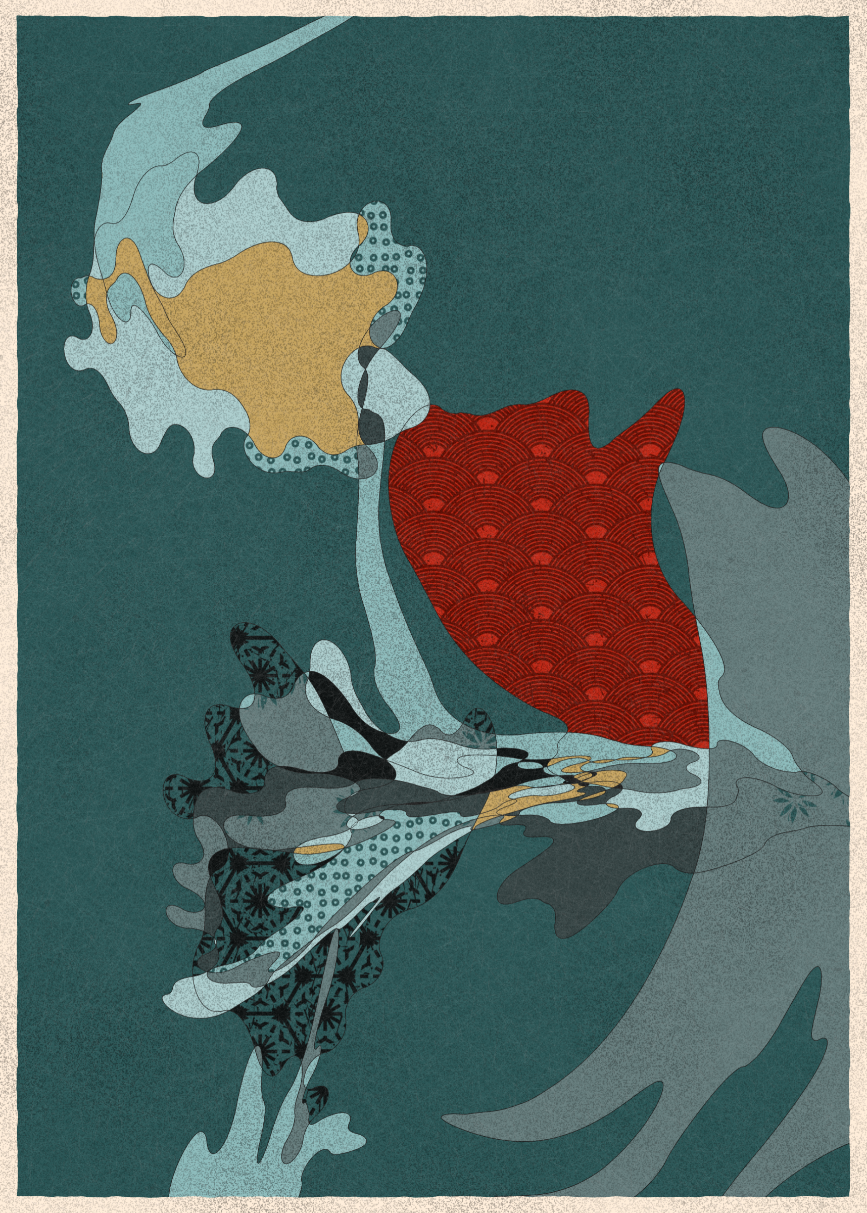 Art Blocks - Art Blocks v2 - Memories of Qilin #136 - NFT # 282000136