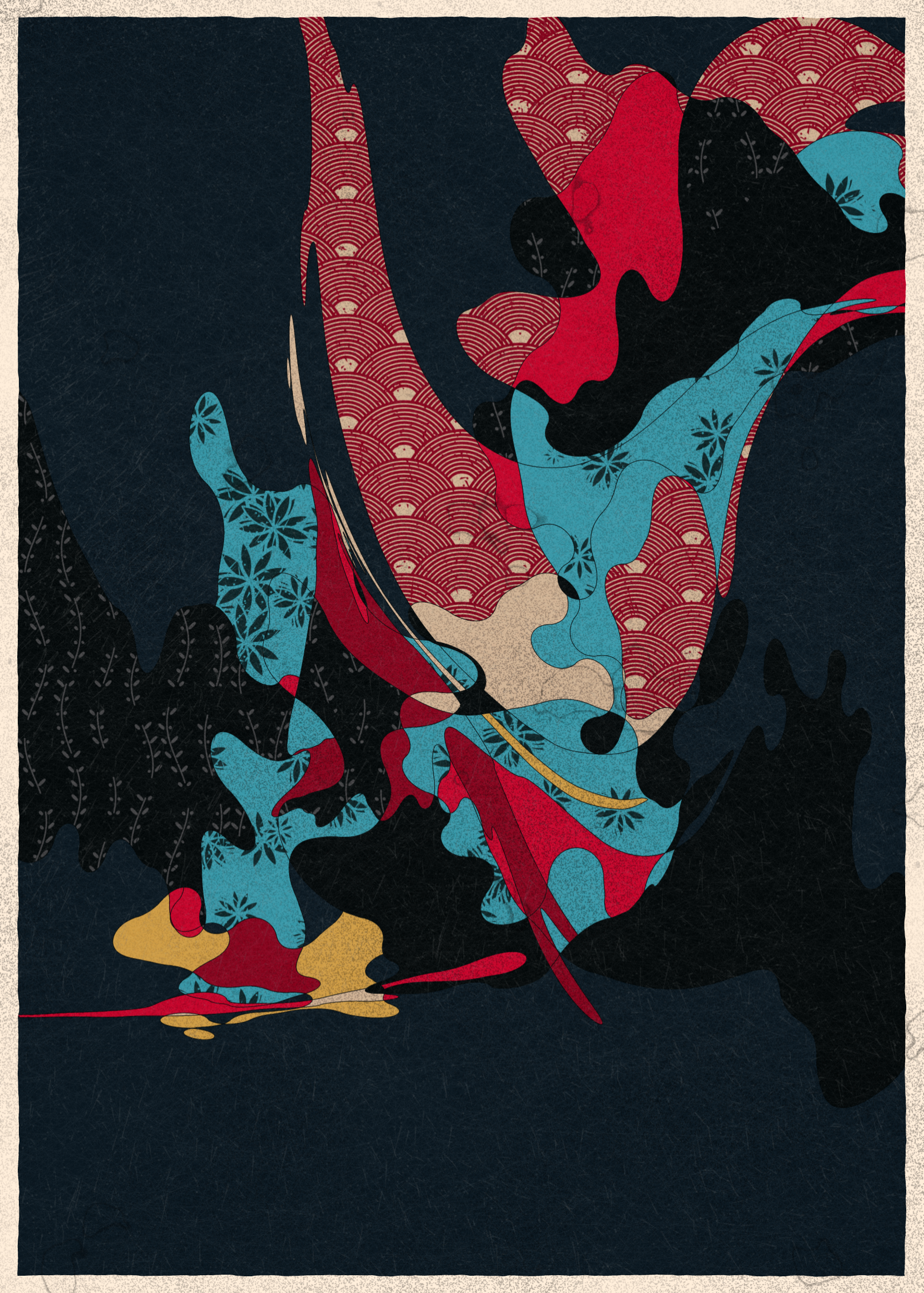 Art Blocks - Art Blocks v2 - Memories of Qilin #143 - NFT # 282000143