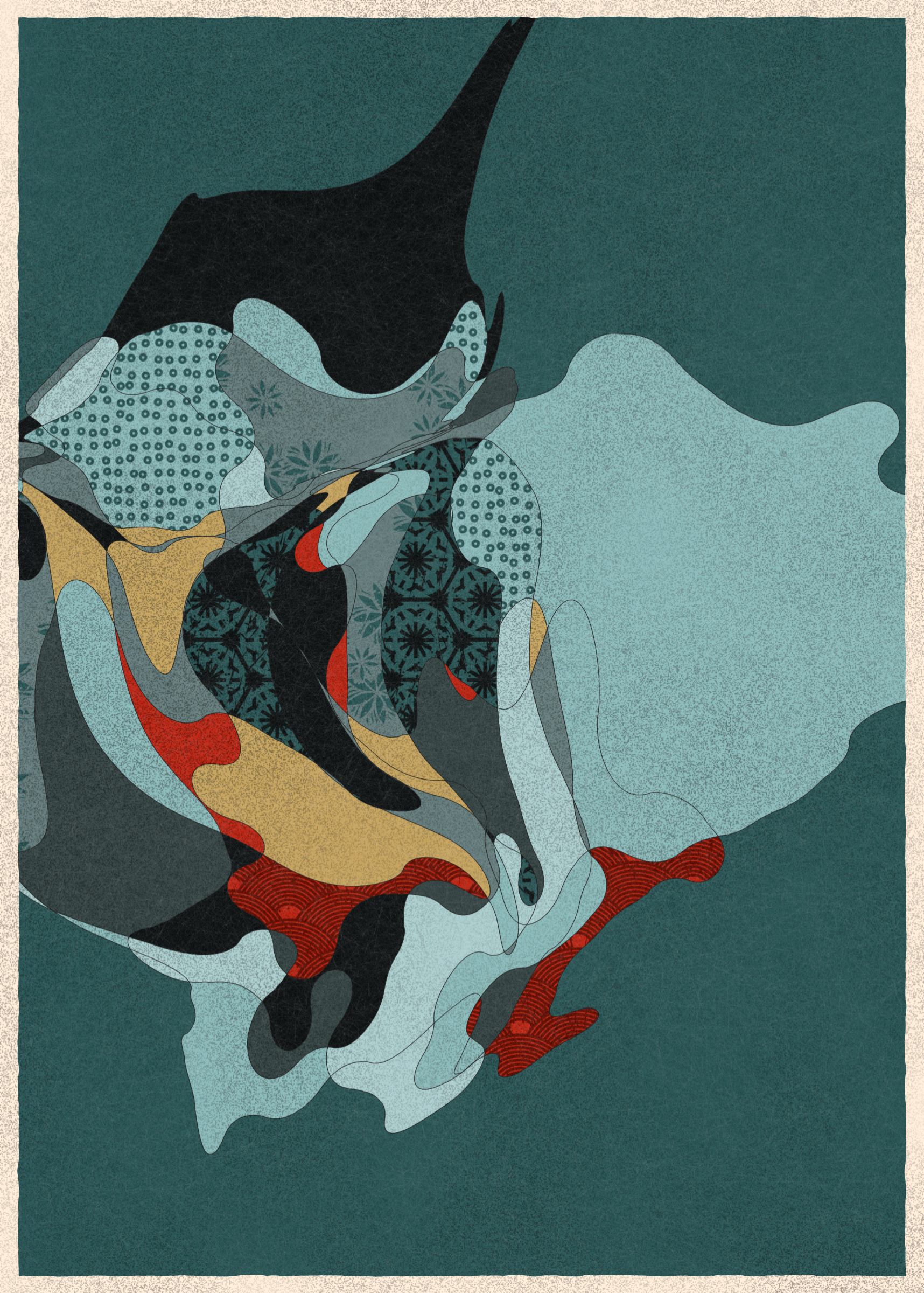 Art Blocks - Art Blocks v2 - Memories of Qilin #155 - NFT # 282000155