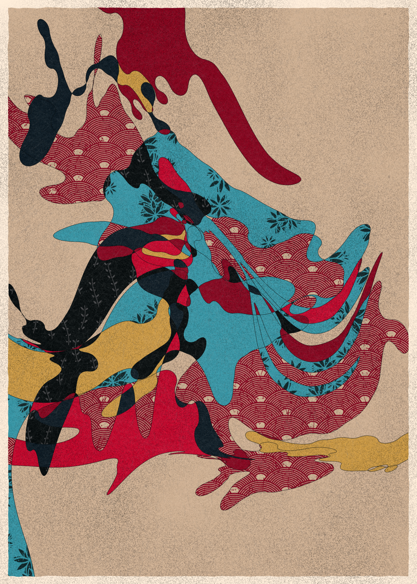 Art Blocks - Art Blocks v2 - Memories of Qilin #163 - NFT # 282000163