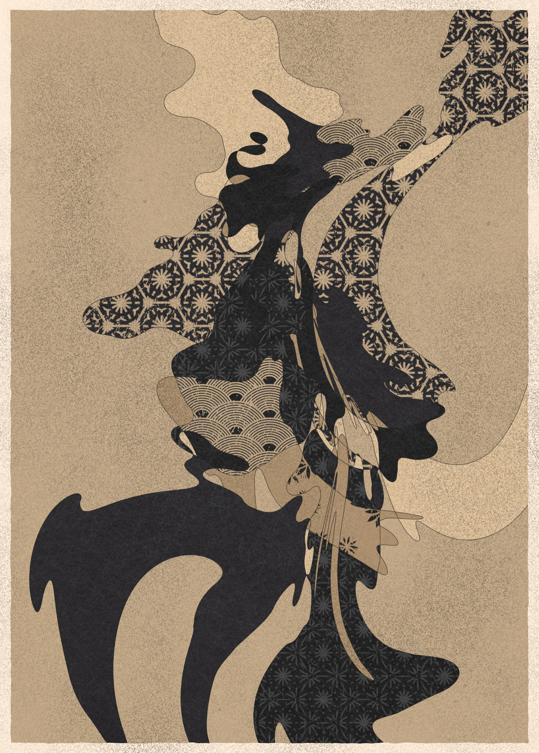 Art Blocks - Art Blocks v2 - Memories of Qilin #166 - NFT # 282000166