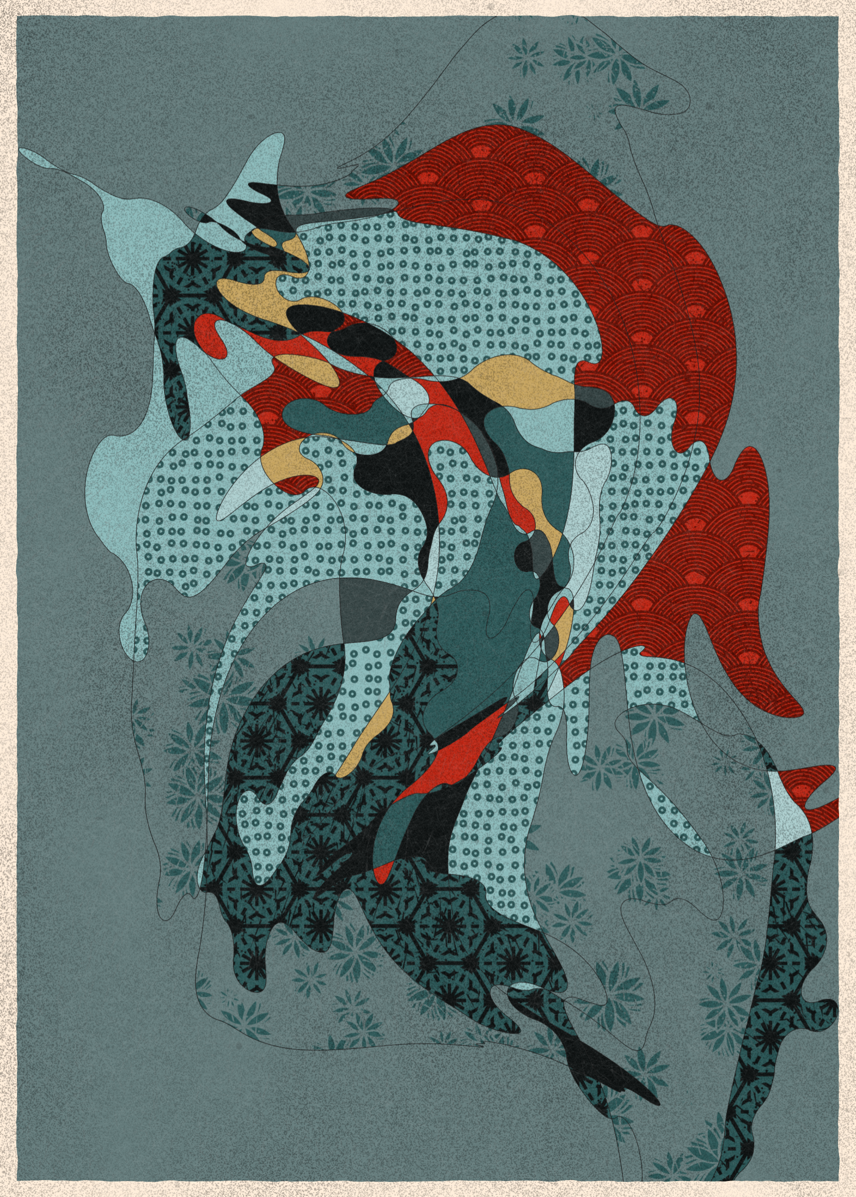 Art Blocks - Art Blocks v2 - Memories of Qilin #235 - NFT # 282000235