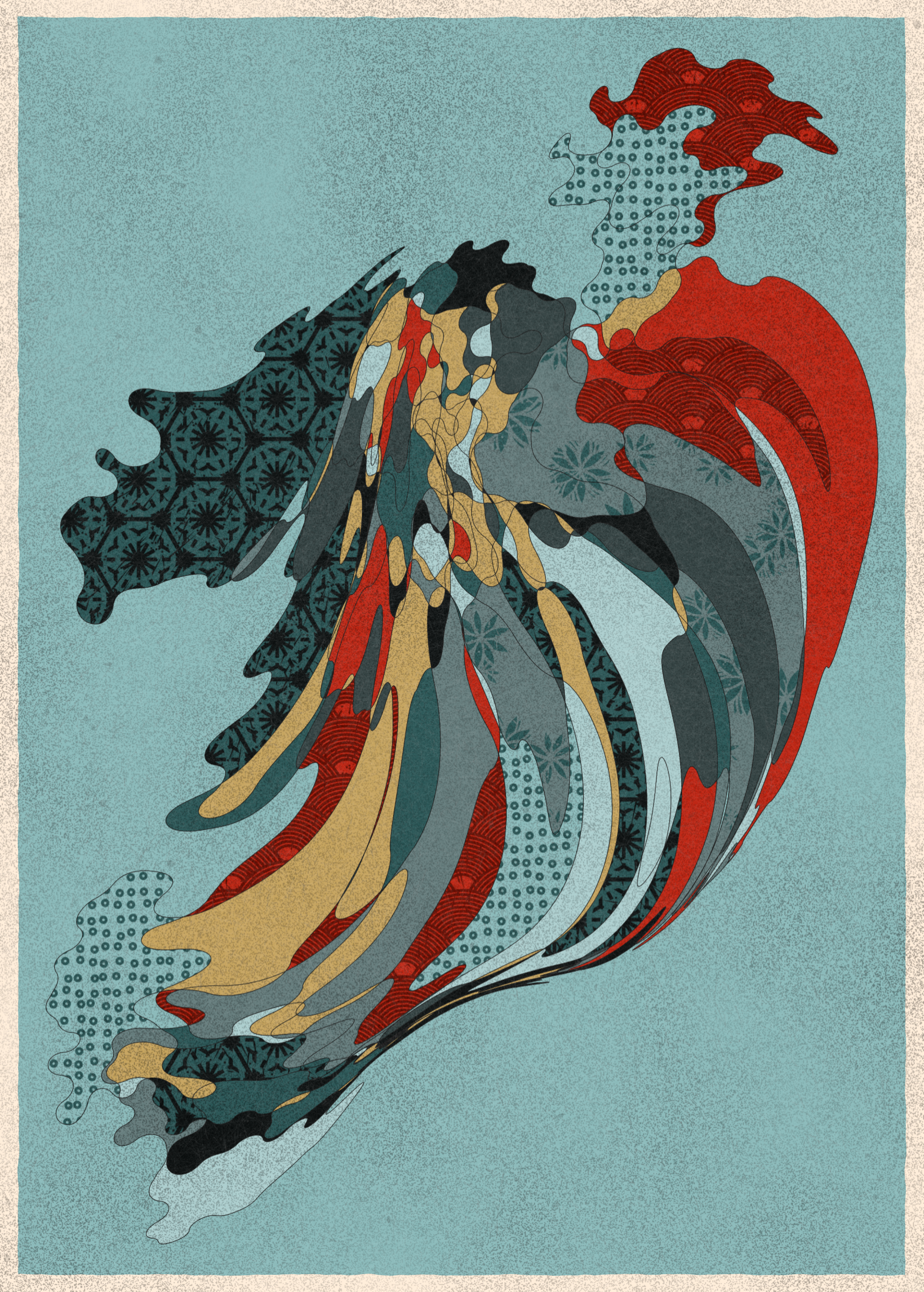 Art Blocks - Art Blocks v2 - Memories of Qilin #238 - NFT # 282000238