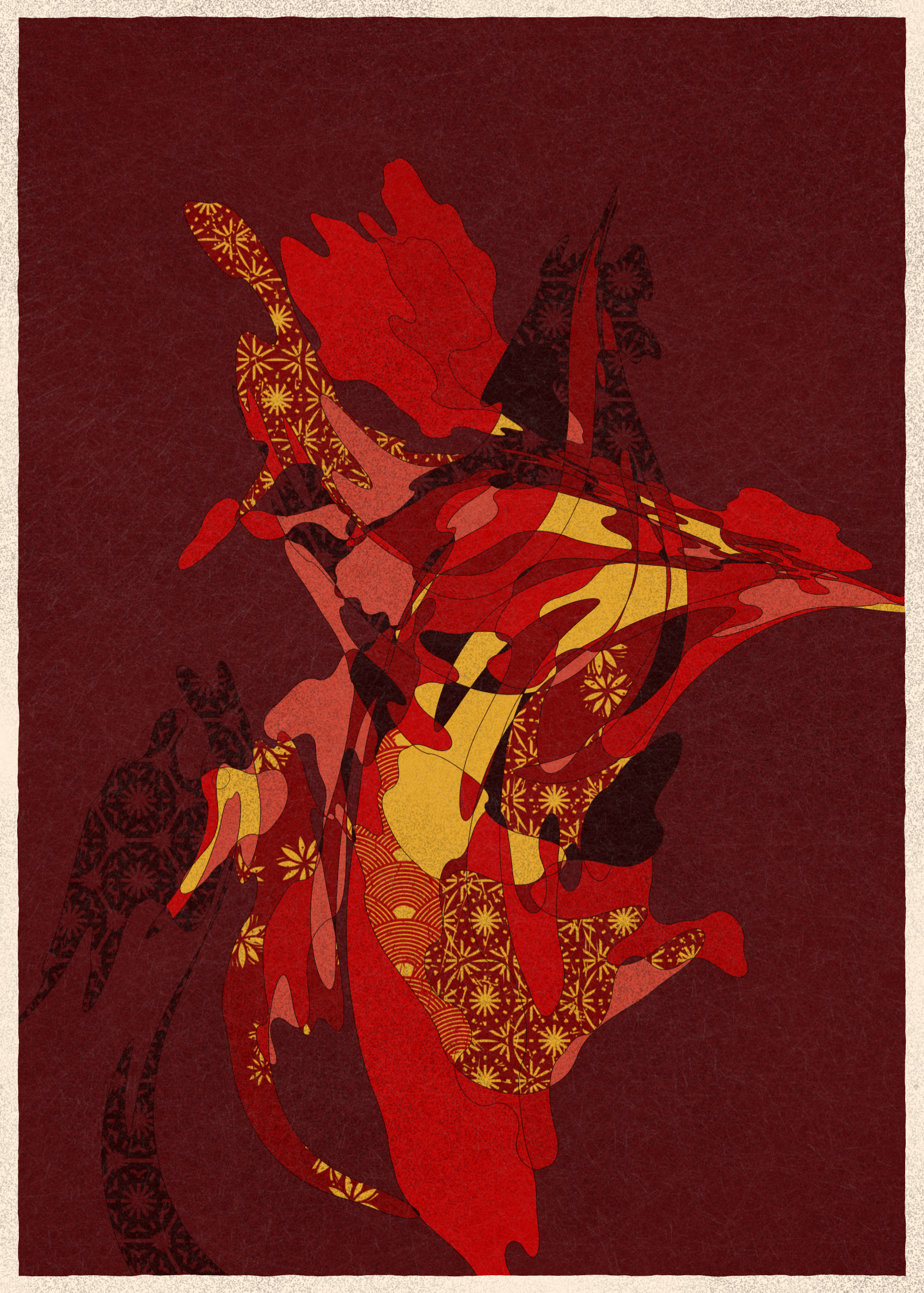 Art Blocks - Art Blocks v2 - Memories of Qilin #285 - NFT # 282000285