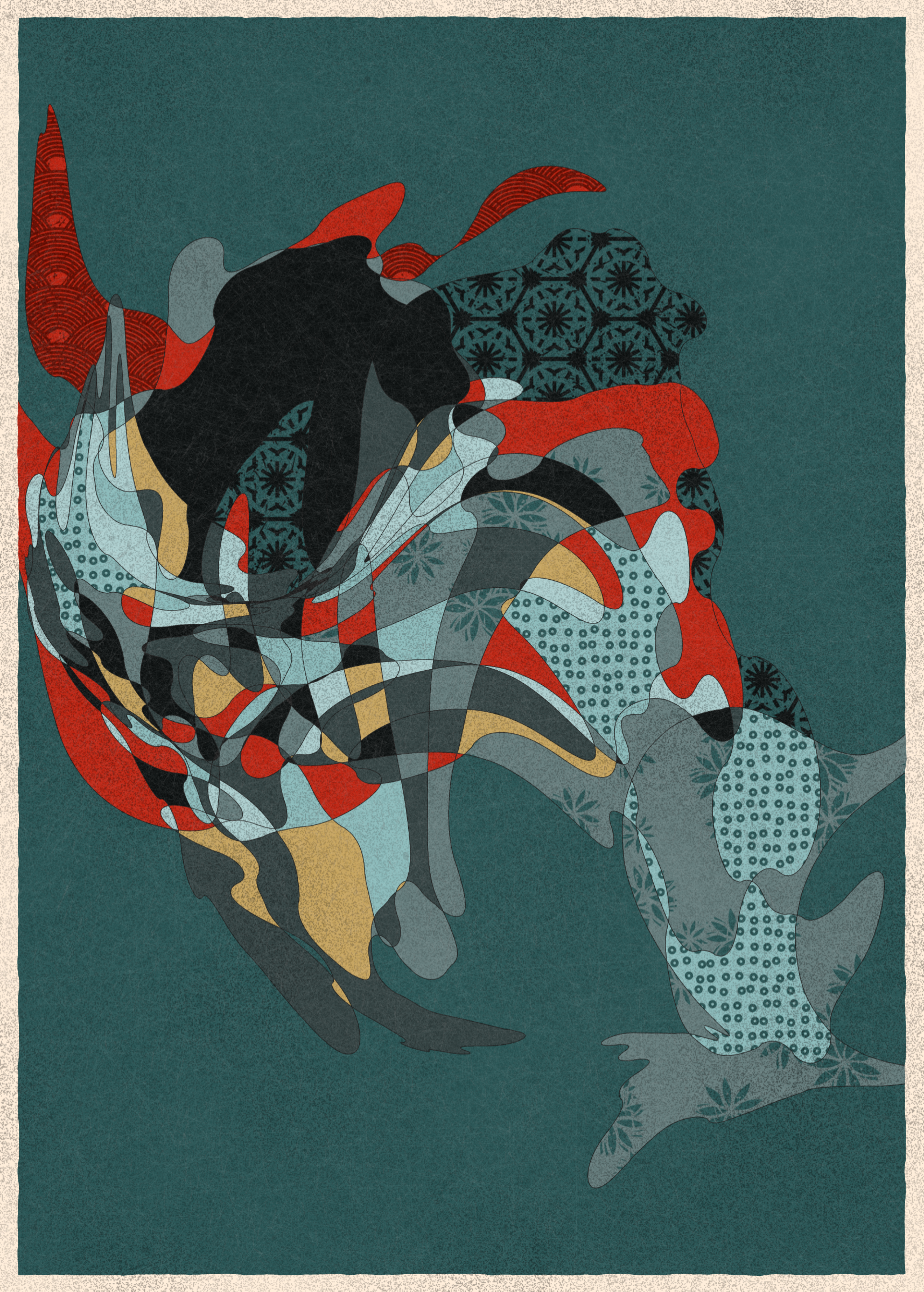 Art Blocks - Art Blocks v2 - Memories of Qilin #296 - NFT # 282000296