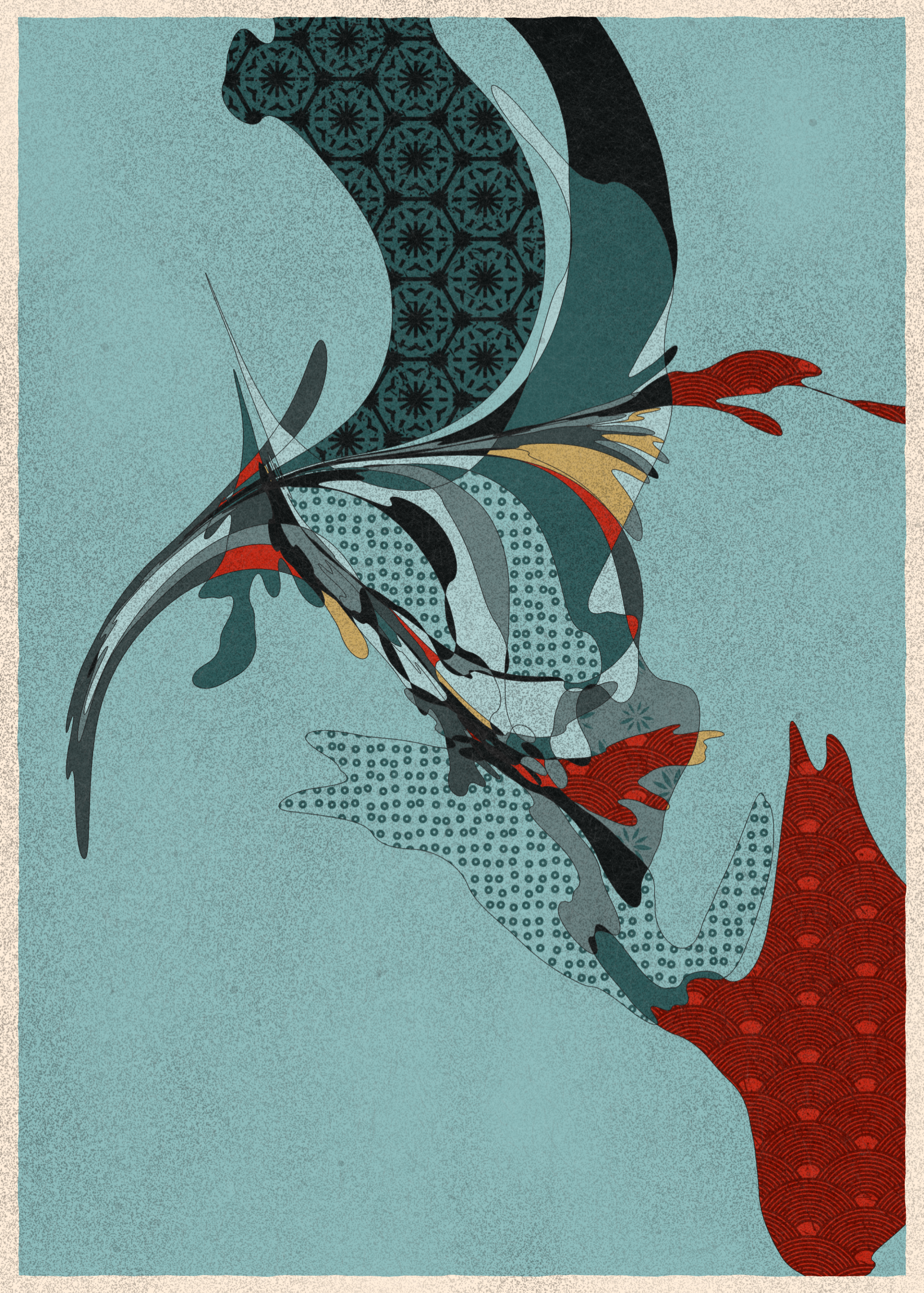 Art Blocks - Art Blocks v2 - Memories of Qilin #320 - NFT # 282000320