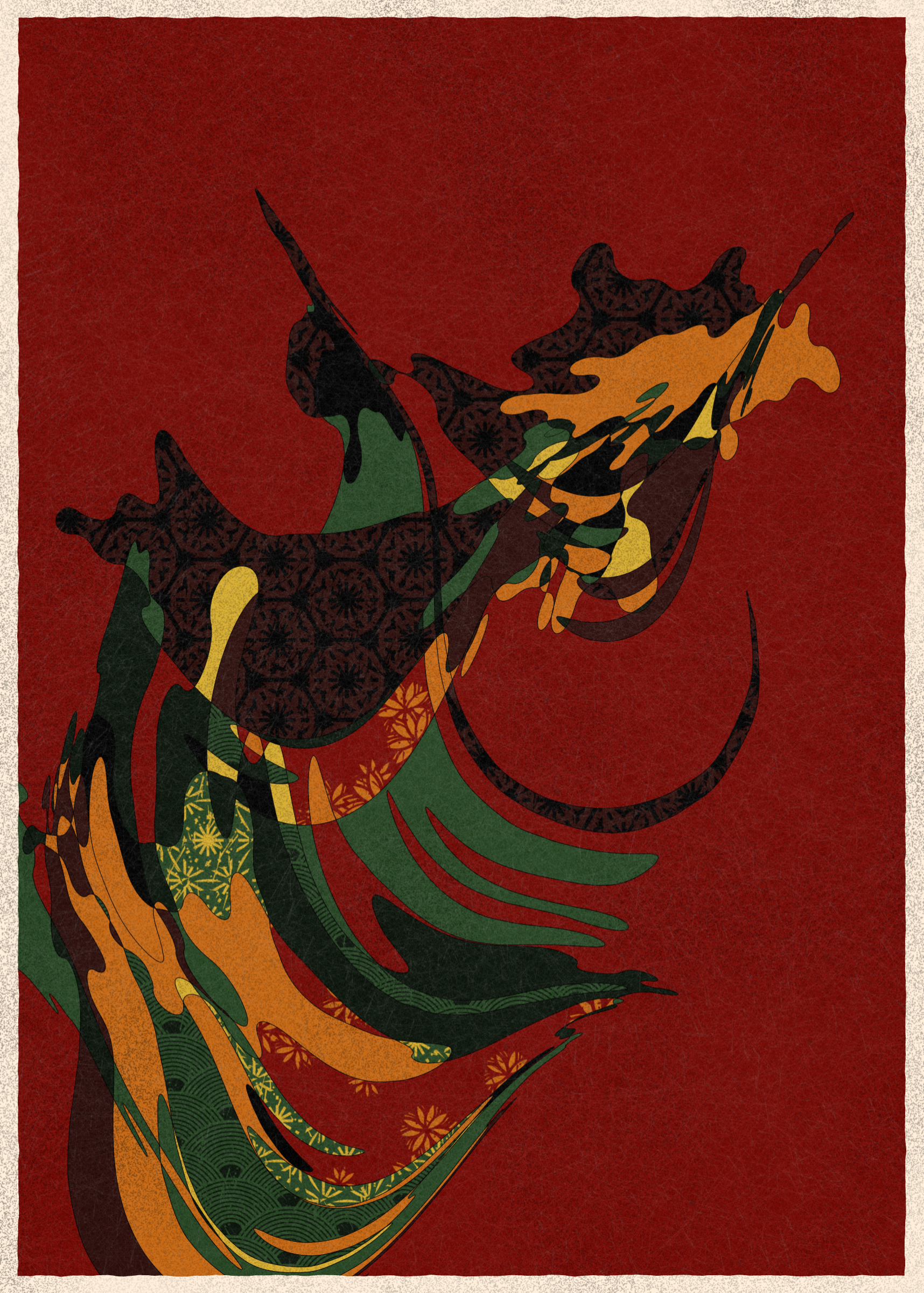 Art Blocks - Art Blocks v2 - Memories of Qilin #341 - NFT # 282000341