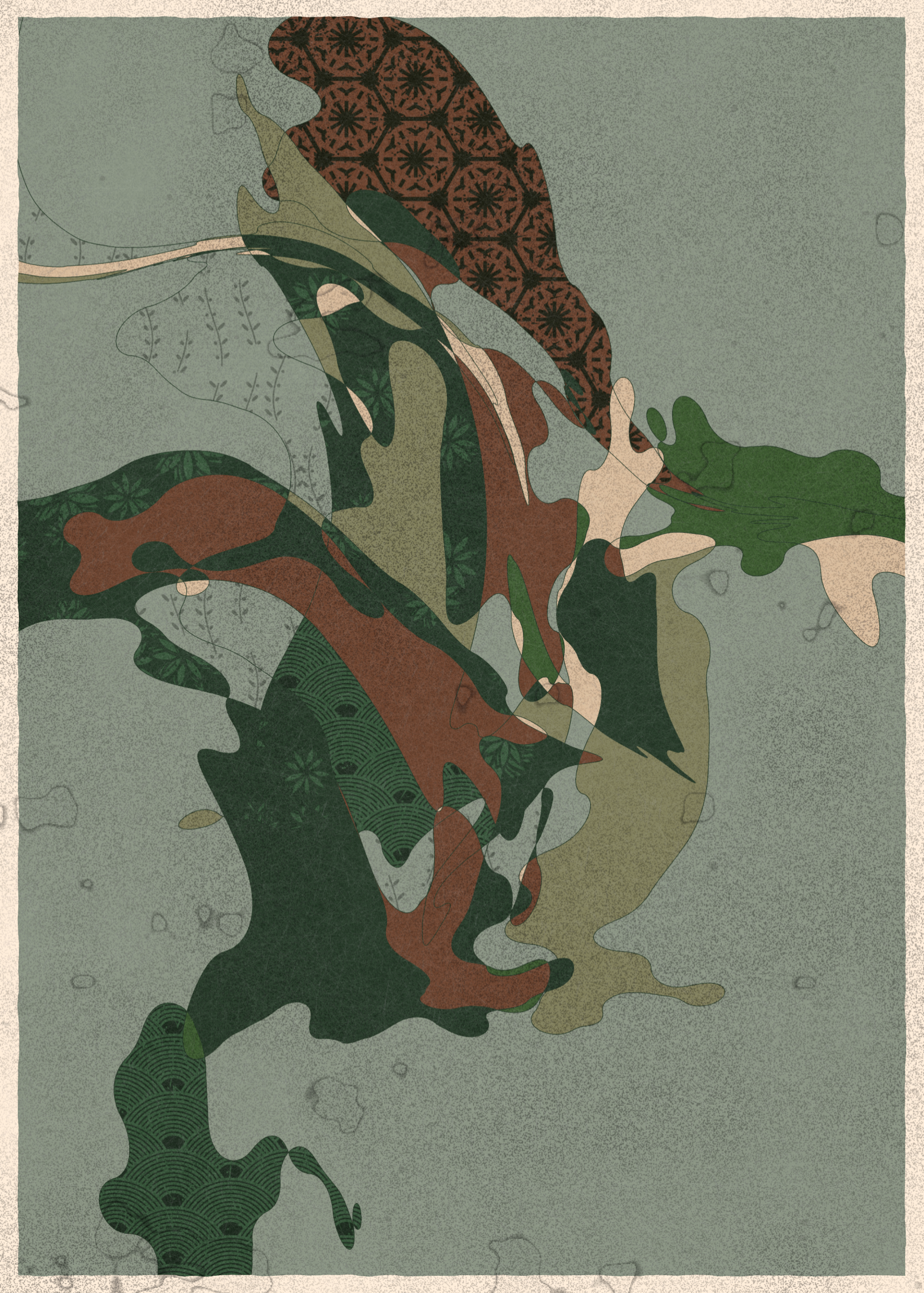 Art Blocks - Art Blocks v2 - Memories of Qilin #361 - NFT # 282000361