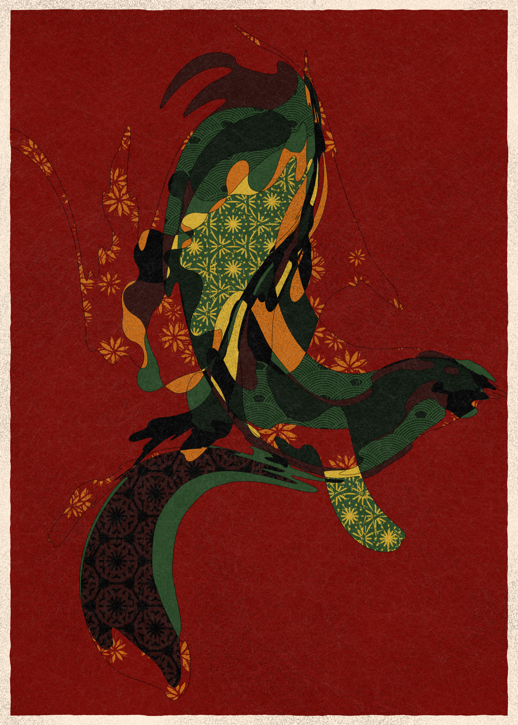 Art Blocks - Art Blocks v2 - Memories of Qilin #382 - NFT # 282000382