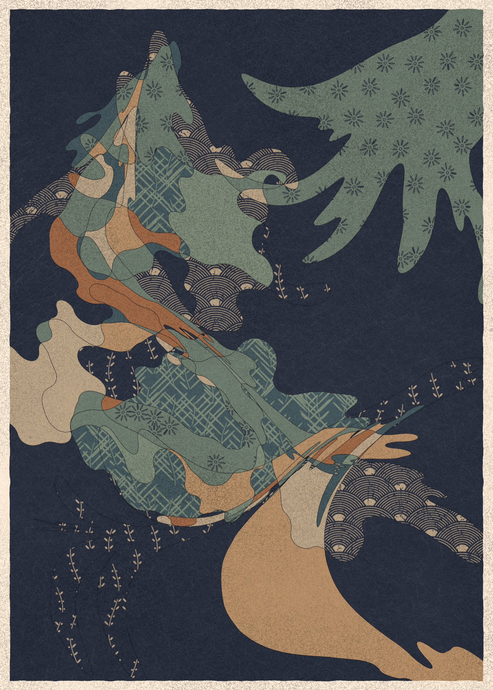 Art Blocks - Art Blocks v2 - Memories of Qilin #385 - NFT # 282000385