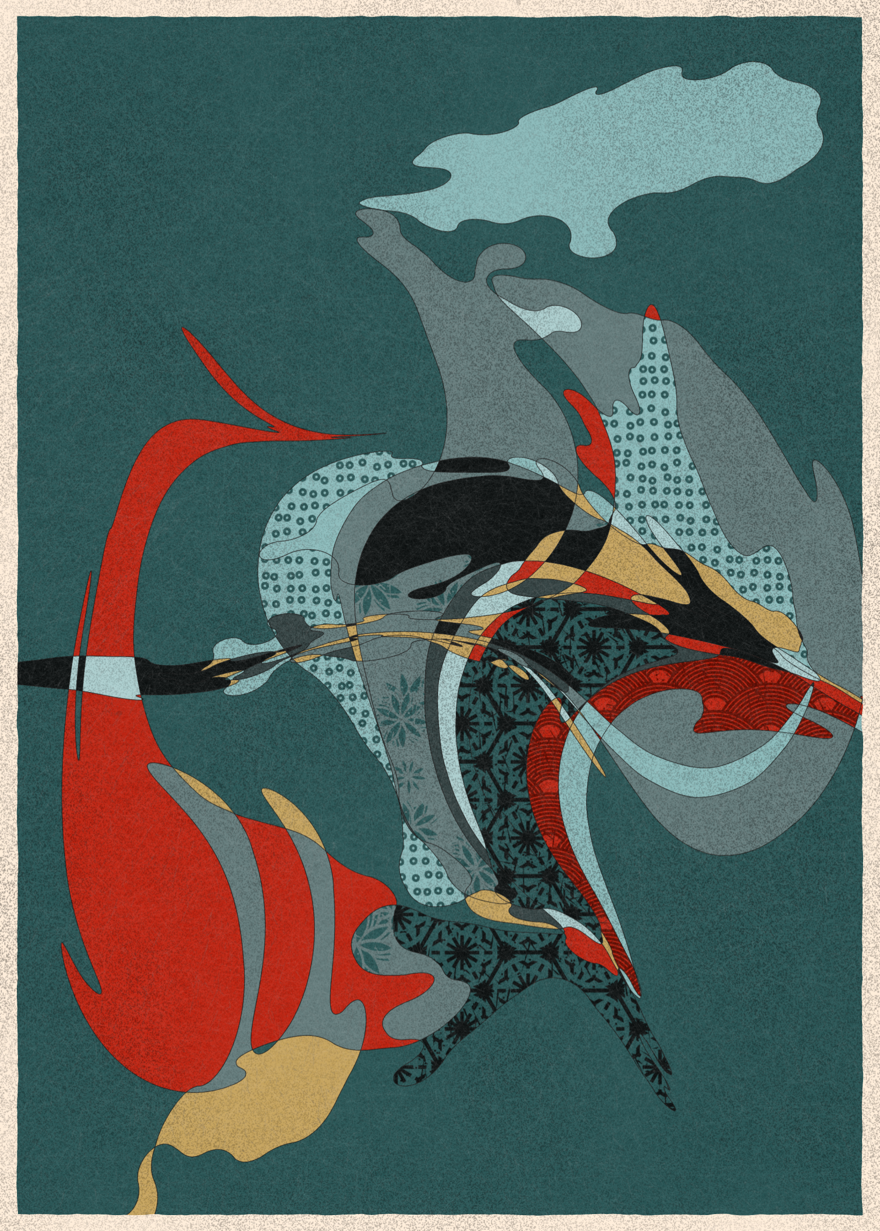 Art Blocks - Art Blocks v2 - Memories of Qilin #454 - NFT # 282000454