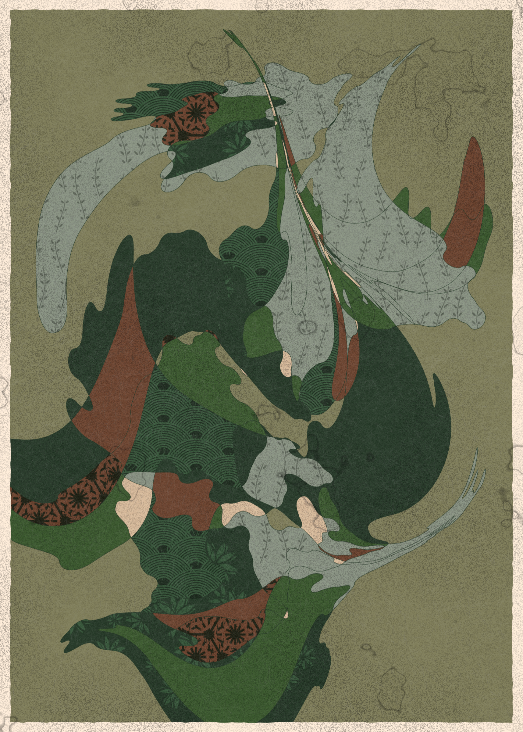 Art Blocks - Art Blocks v2 - Memories of Qilin #477 - NFT # 282000477