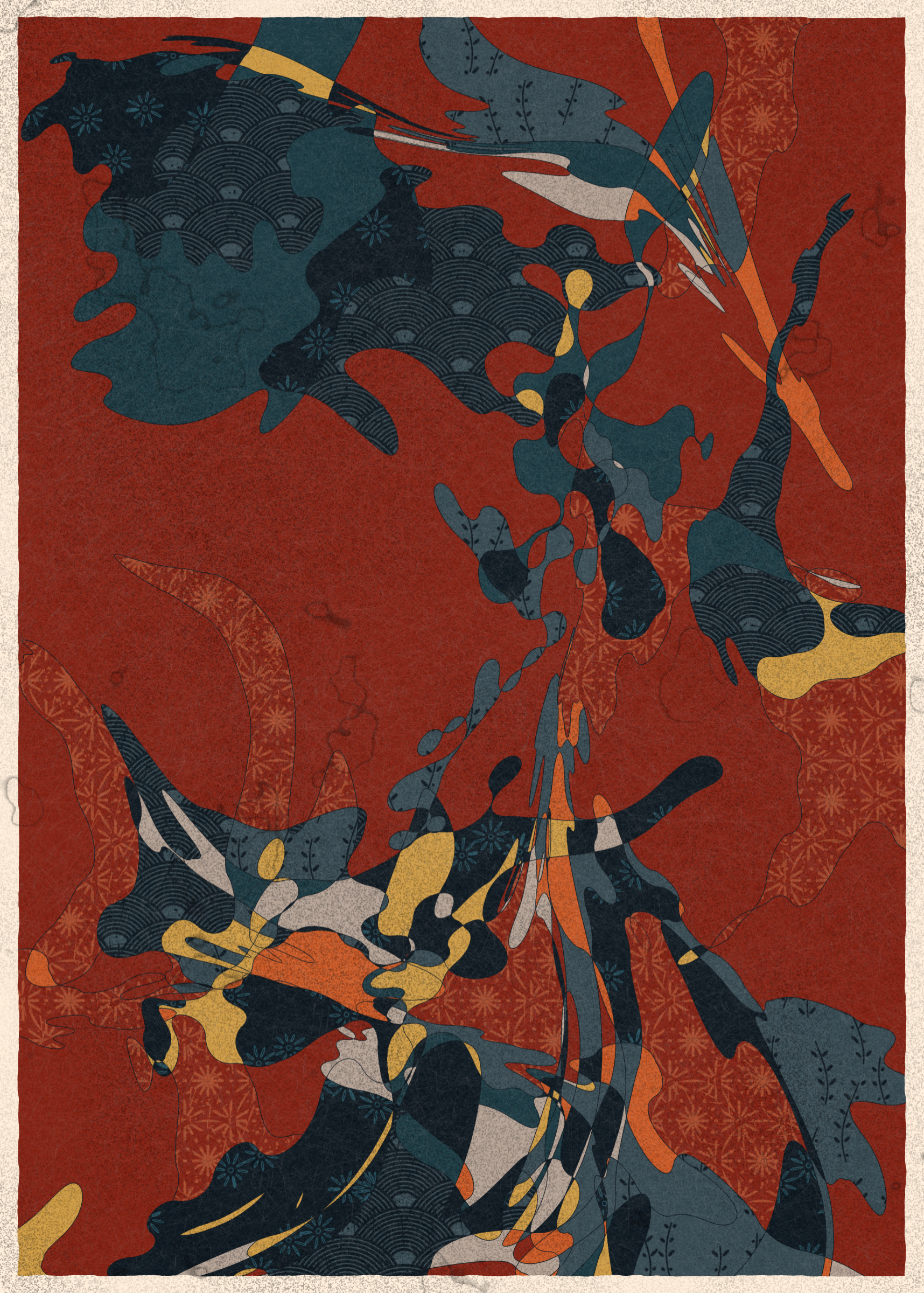 Art Blocks - Art Blocks v2 - Memories of Qilin #486 - NFT # 282000486