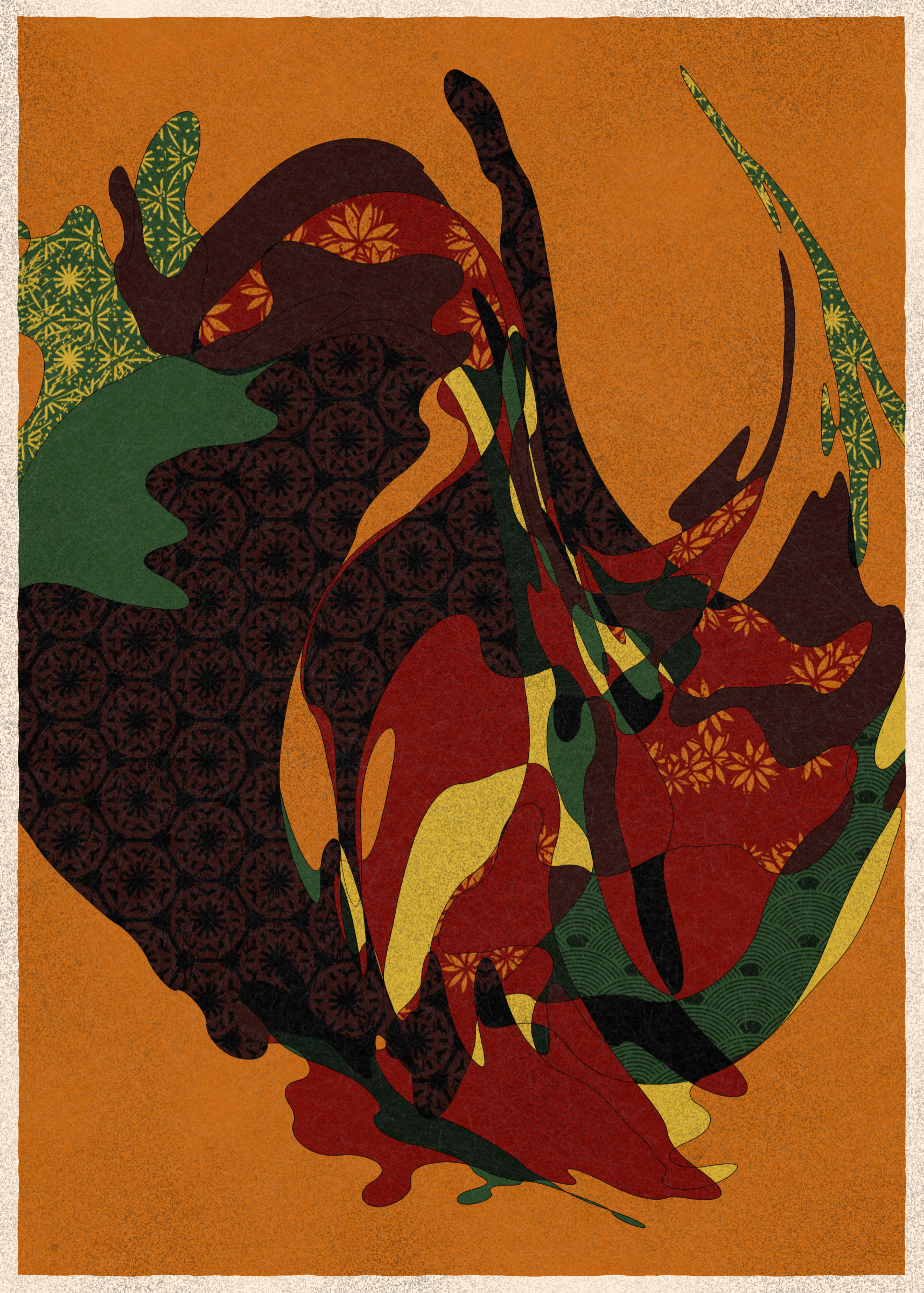 Art Blocks - Art Blocks v2 - Memories of Qilin #498 - NFT # 282000498