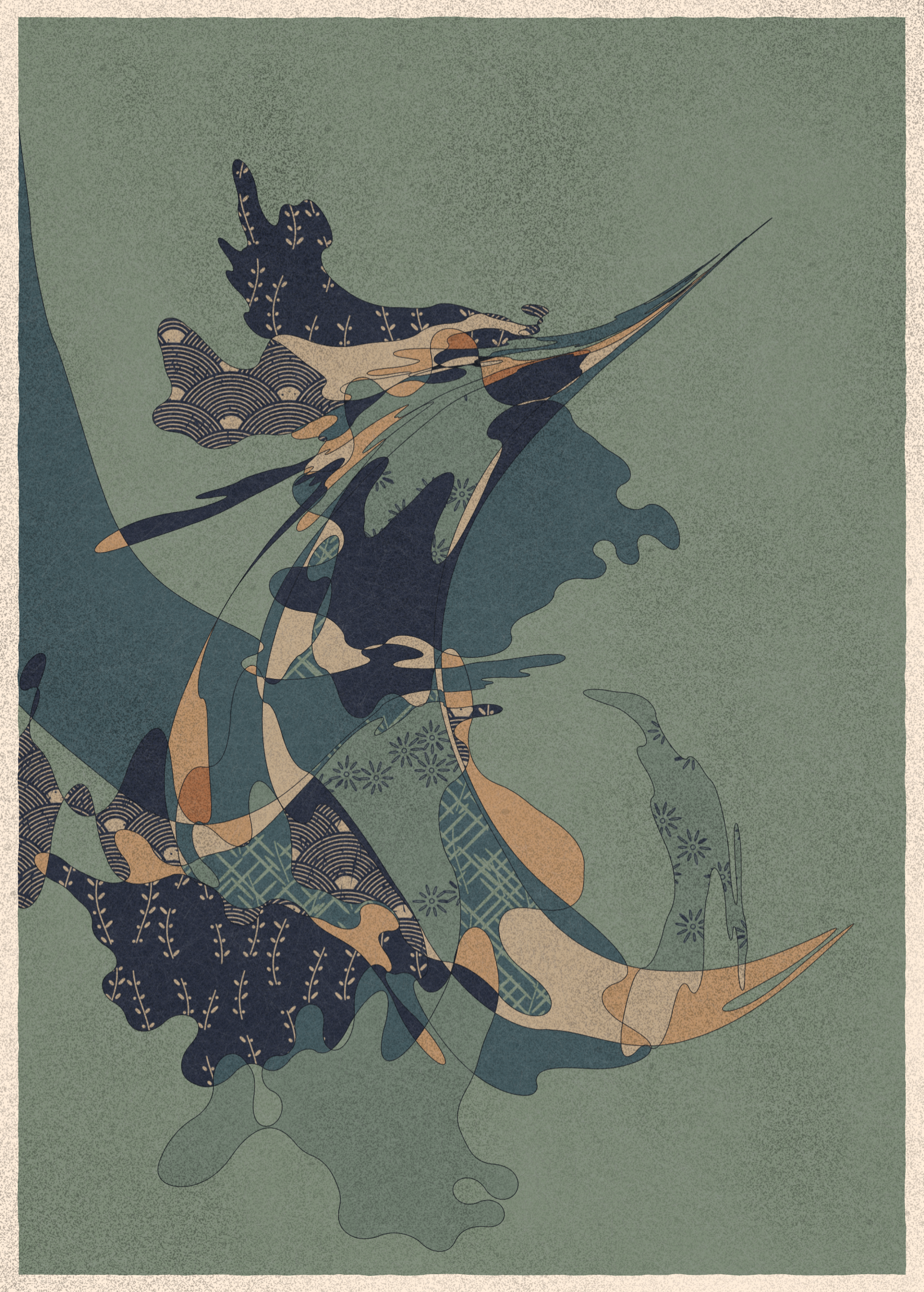 Art Blocks - Art Blocks v2 - Memories of Qilin #500 - NFT # 282000500