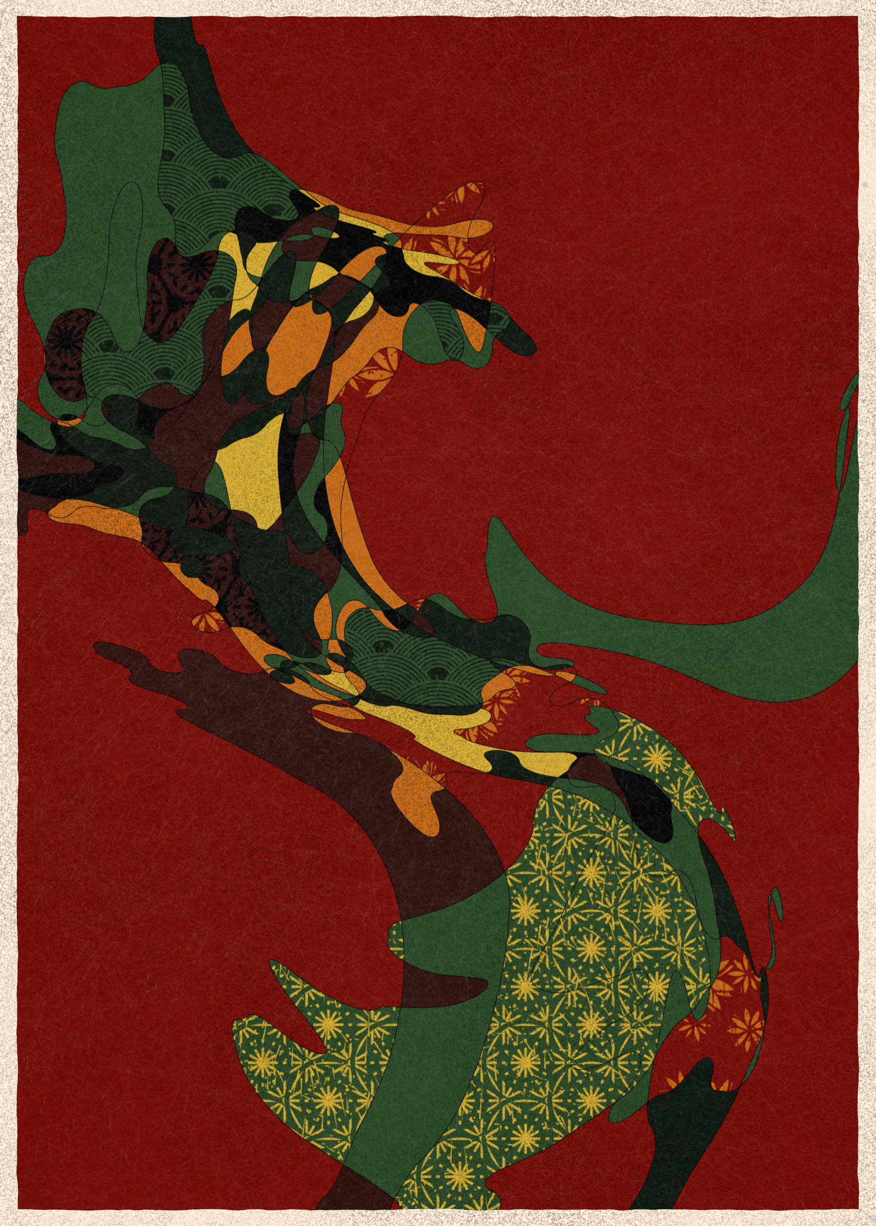 Art Blocks - Art Blocks v2 - Memories of Qilin #531 - NFT # 282000531