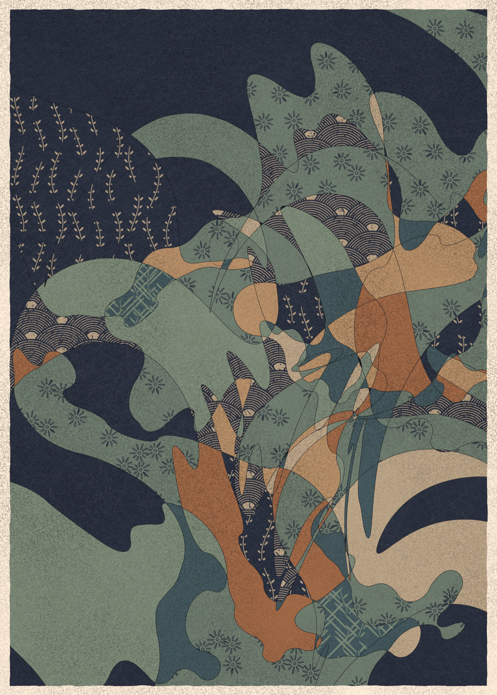 Art Blocks - Art Blocks v2 - Memories of Qilin #554 - NFT # 282000554