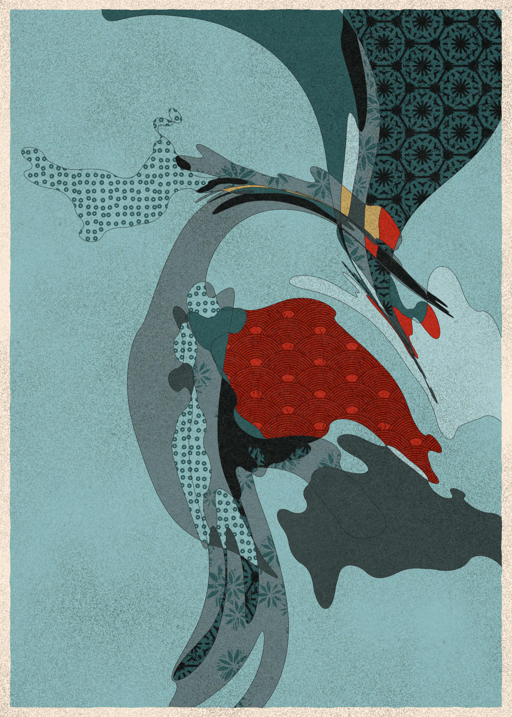 Art Blocks - Art Blocks v2 - Memories of Qilin #566 - NFT # 282000566