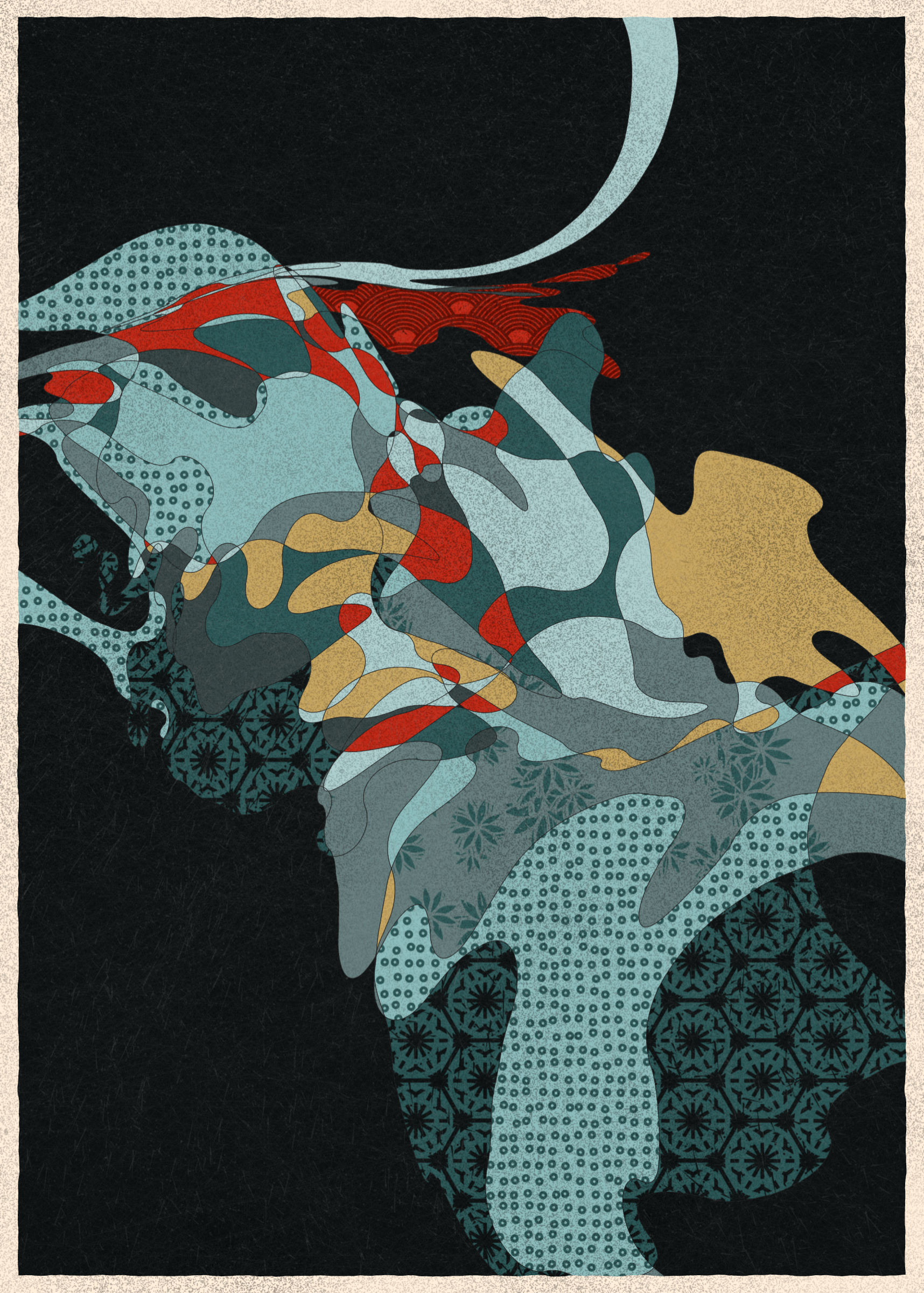 Art Blocks - Art Blocks v2 - Memories of Qilin #582 - NFT # 282000582