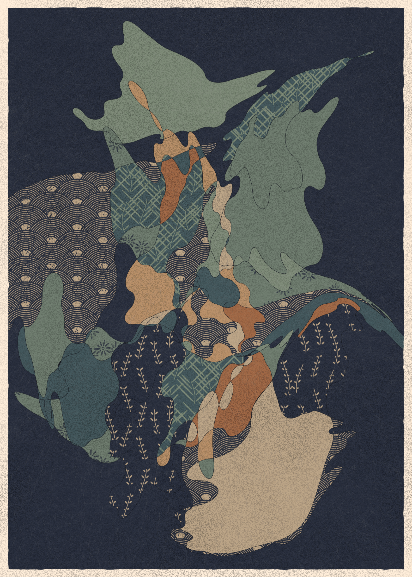 Art Blocks - Art Blocks v2 - Memories of Qilin #592 - NFT # 282000592