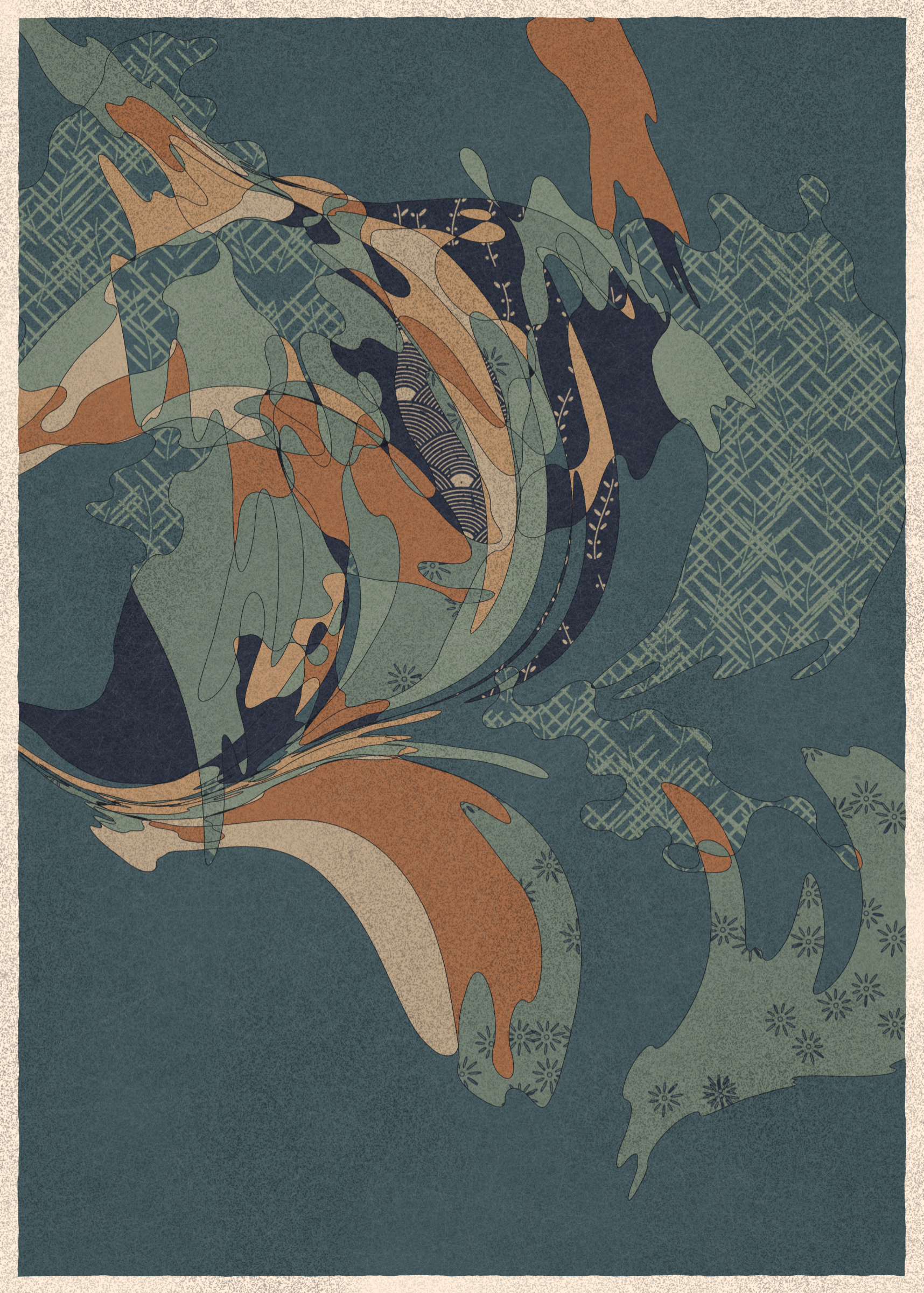 Art Blocks - Art Blocks v2 - Memories of Qilin #593 - NFT # 282000593