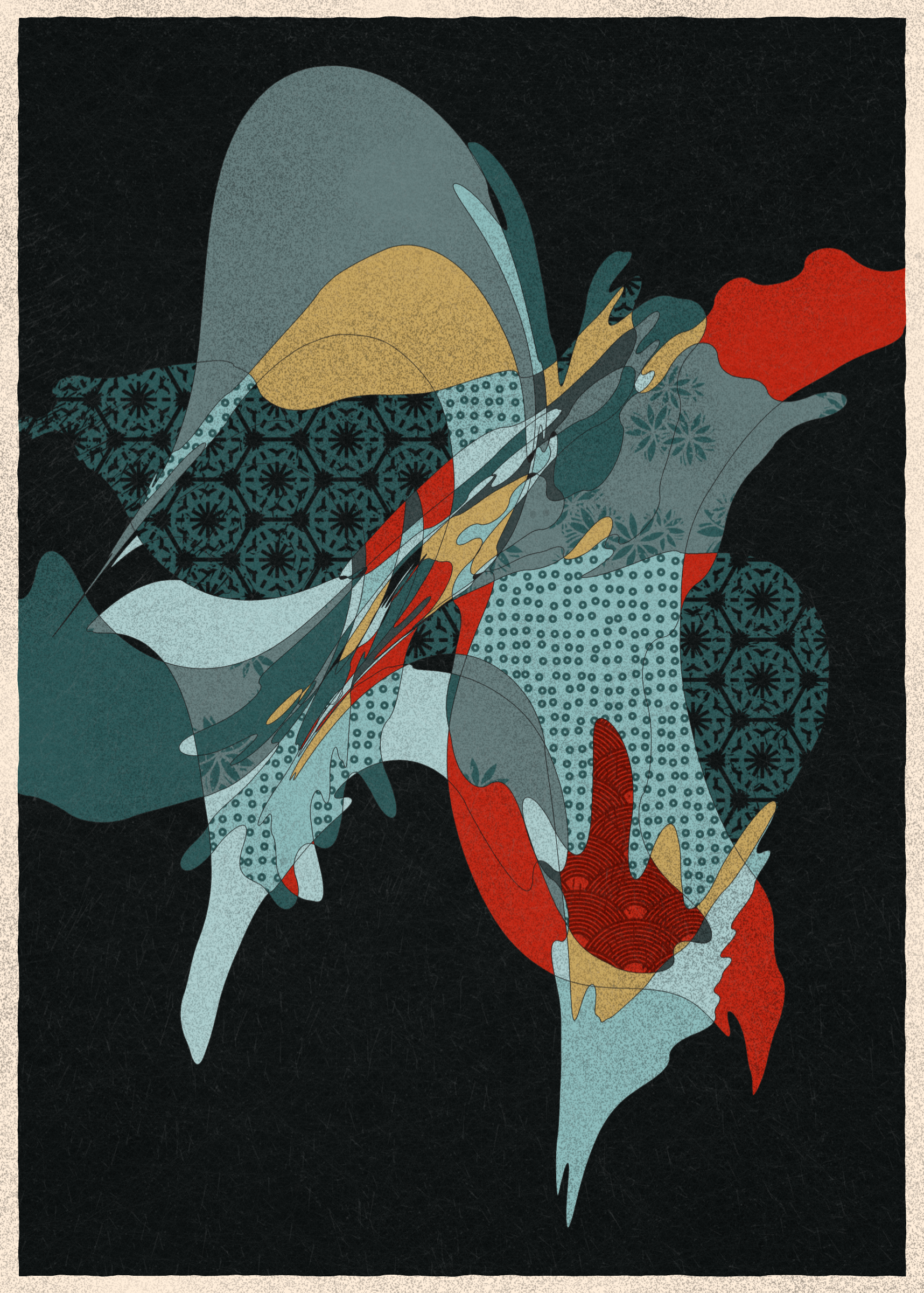 Art Blocks - Art Blocks v2 - Memories of Qilin #594 - NFT # 282000594