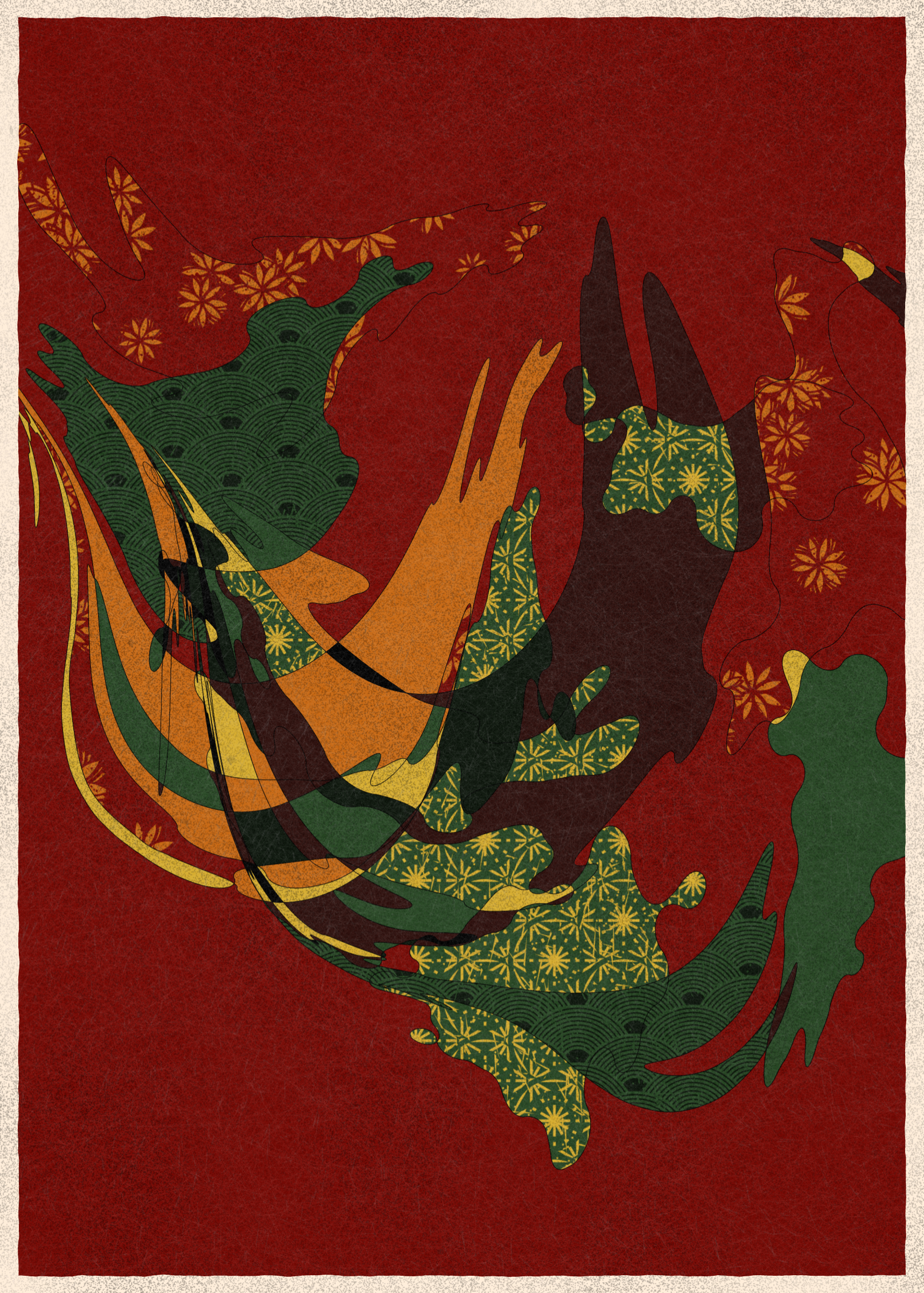 Art Blocks - Art Blocks v2 - Memories of Qilin #615 - NFT # 282000615